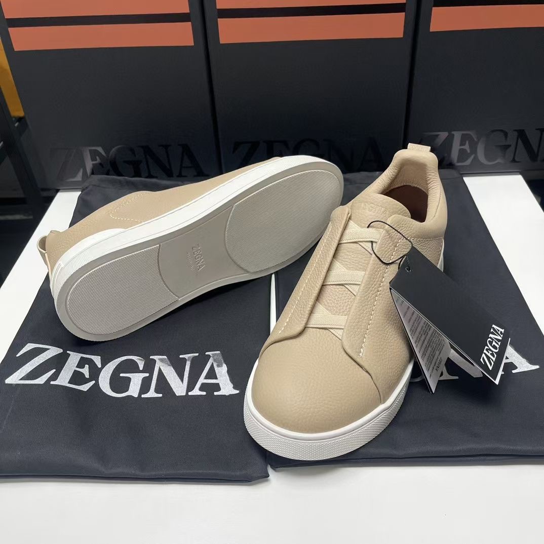 Ermenegildo Zegna Male Leather Shoes Cow Leather Lightweight M-l-s