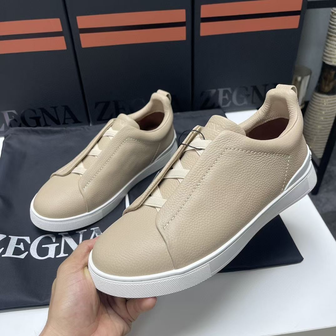 Ermenegildo Zegna Male Leather Shoes Cow Leather Lightweight M-l-s