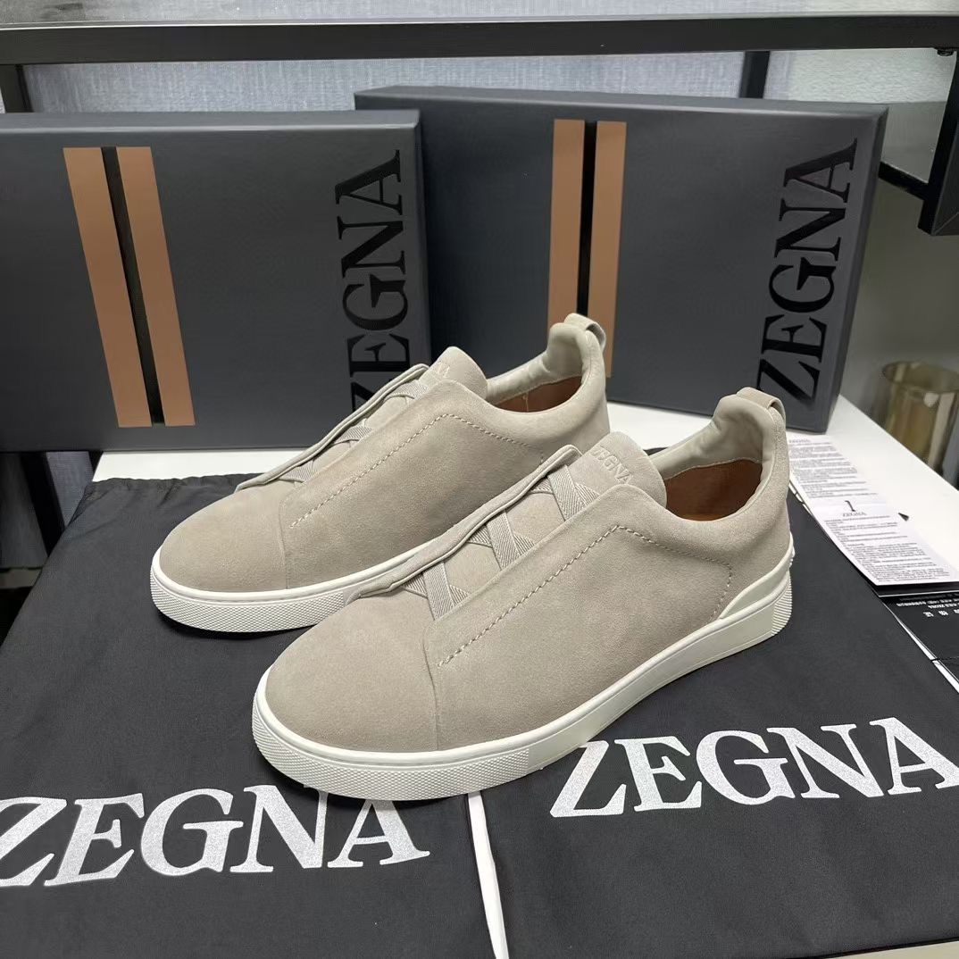 Ermenegildo Zegna Male Leather Shoes Cow Leather Lightweight M-l-s