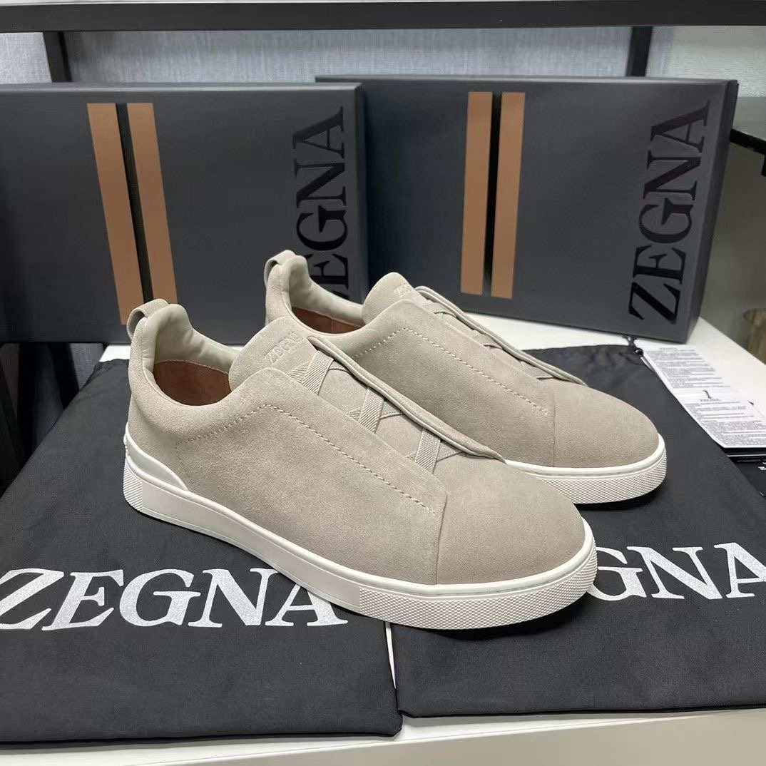 Ermenegildo Zegna Male Leather Shoes Cow Leather Lightweight M-l-s