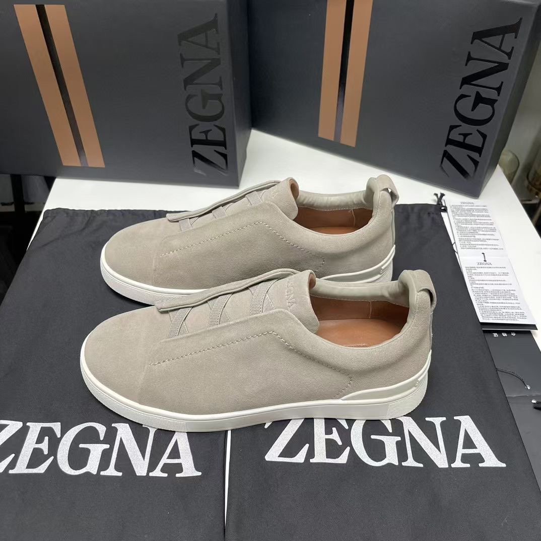 Ermenegildo Zegna Male Leather Shoes Cow Leather Lightweight M-l-s