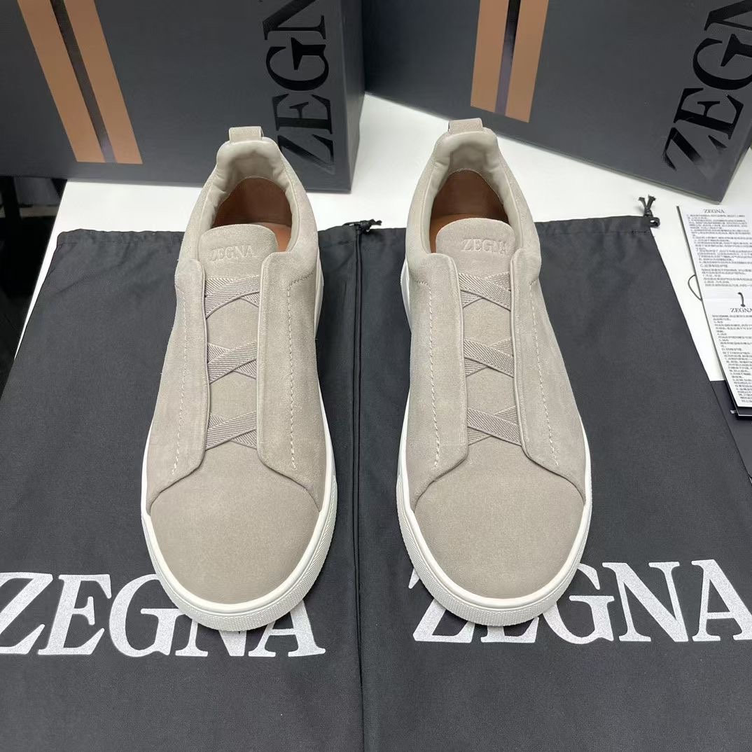 Ermenegildo Zegna Male Leather Shoes Cow Leather Lightweight M-l-s