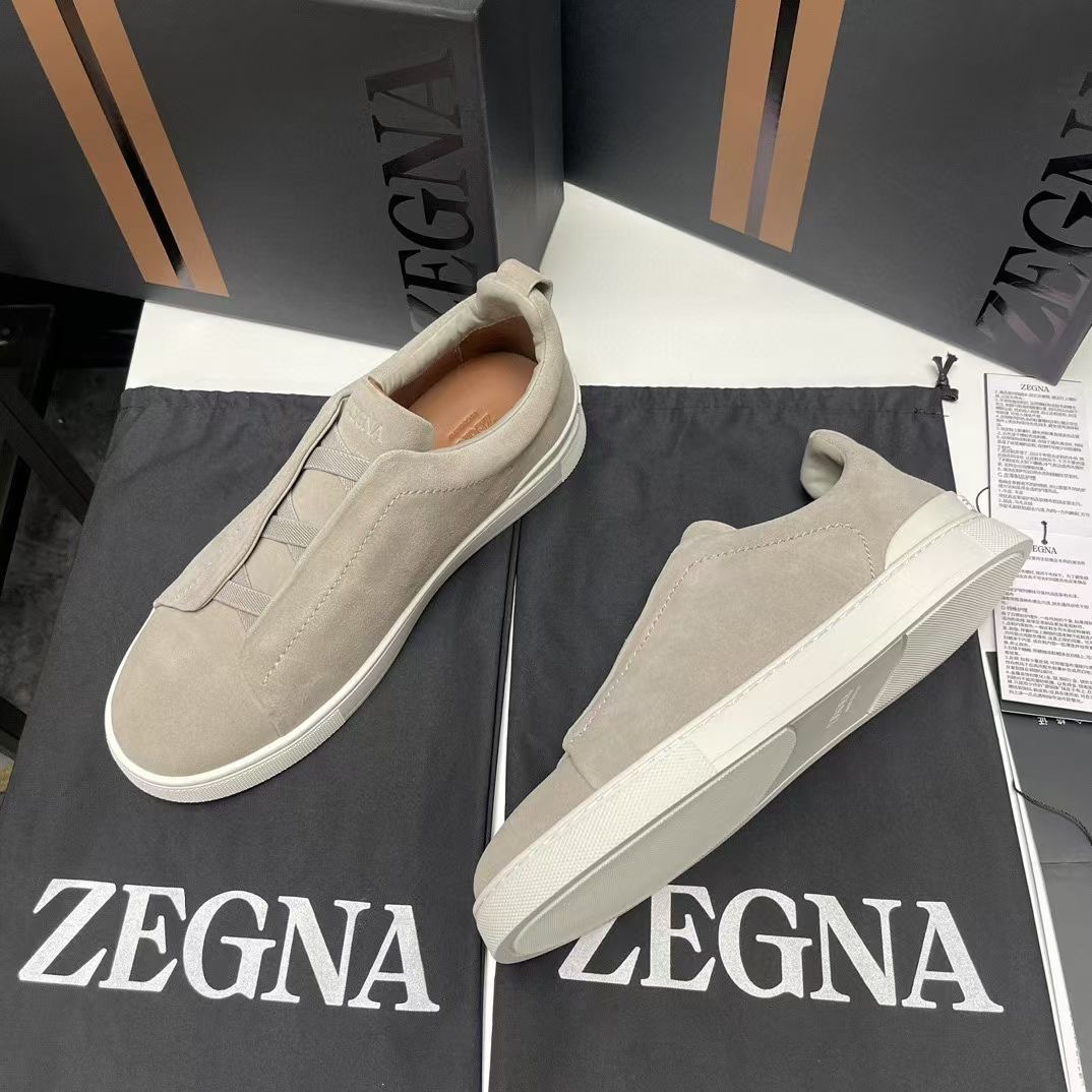 Ermenegildo Zegna Male Leather Shoes Cow Leather Lightweight M-l-s