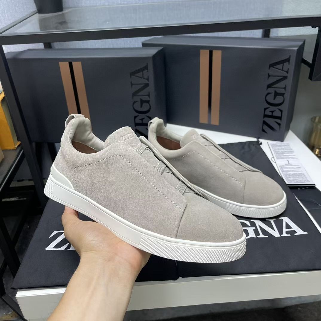 Ermenegildo Zegna Male Leather Shoes Cow Leather Lightweight M-l-s