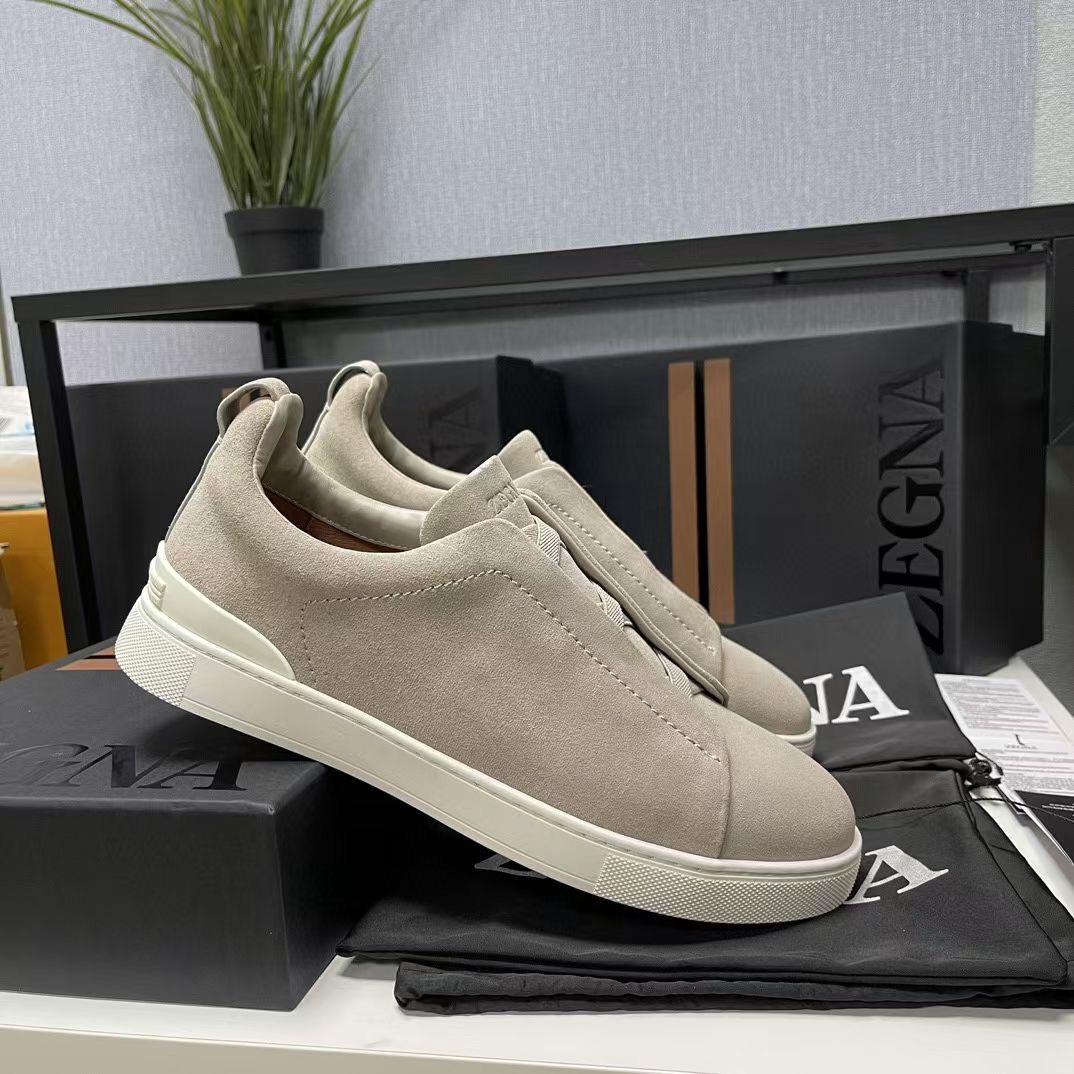 Ermenegildo Zegna Male Leather Shoes Cow Leather Lightweight M-l-s