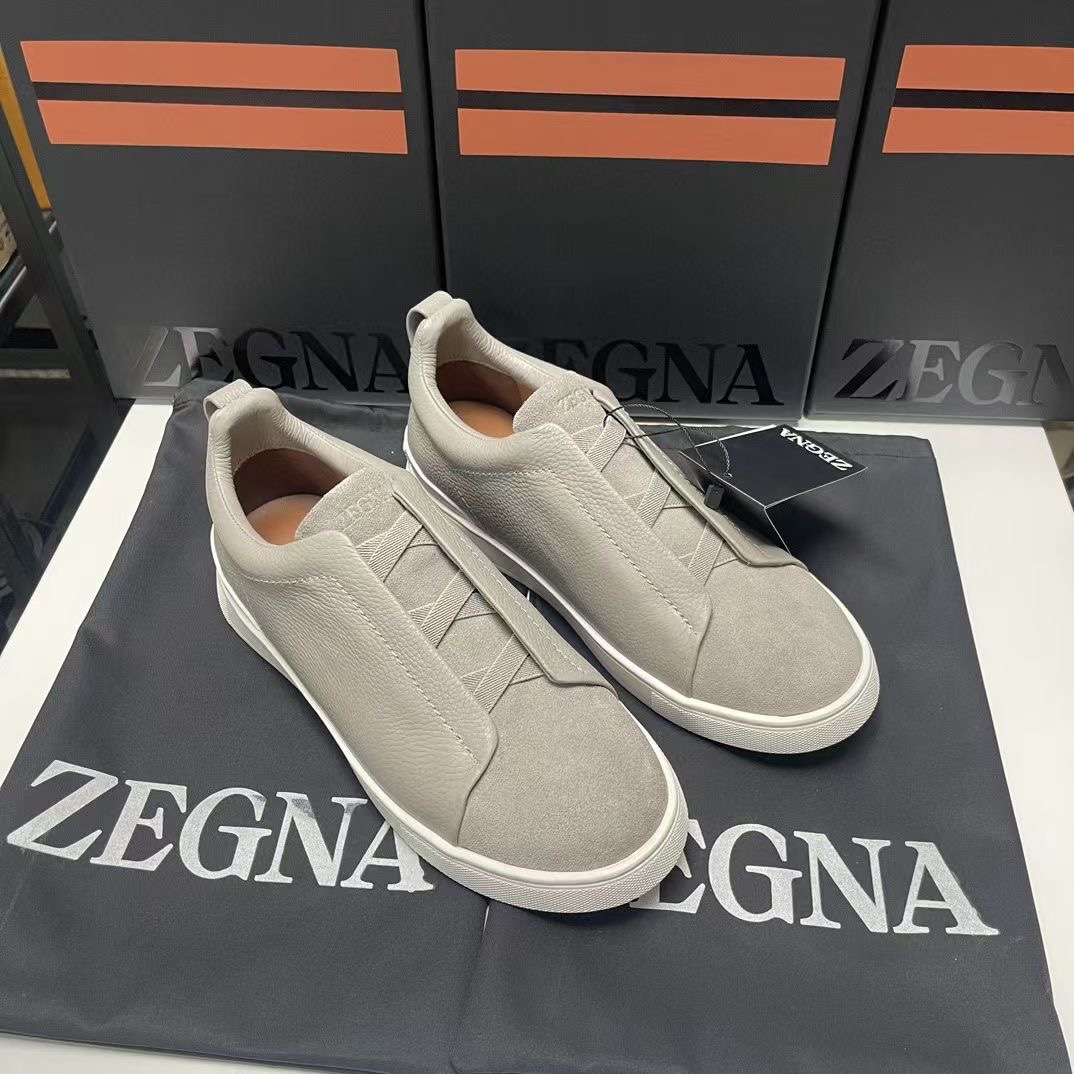 Ermenegildo Zegna Male Leather Shoes Cow Leather Lightweight M-l-s