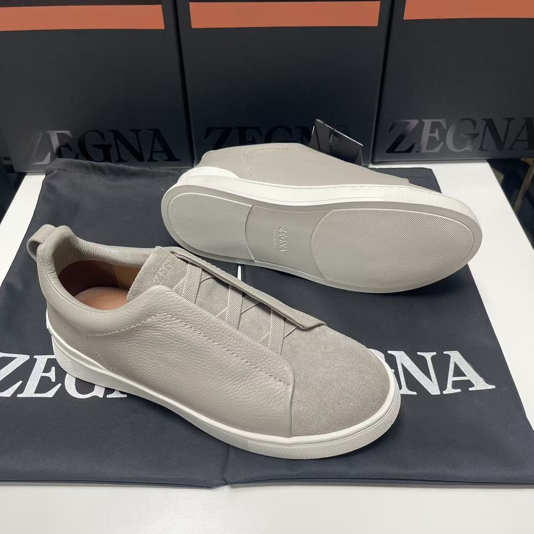 Ermenegildo Zegna Male Leather Shoes Cow Leather Lightweight M-l-s