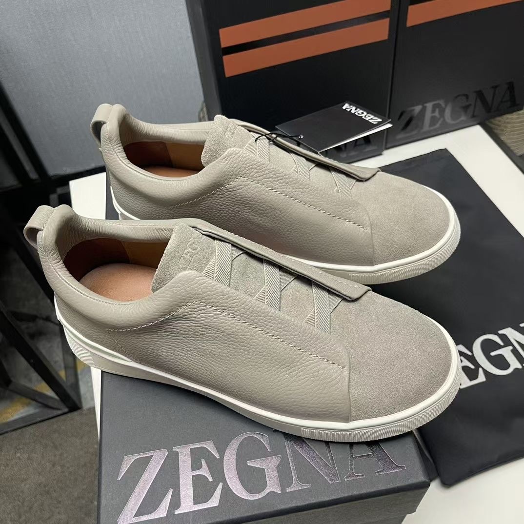 Ermenegildo Zegna Male Leather Shoes Cow Leather Lightweight M-l-s