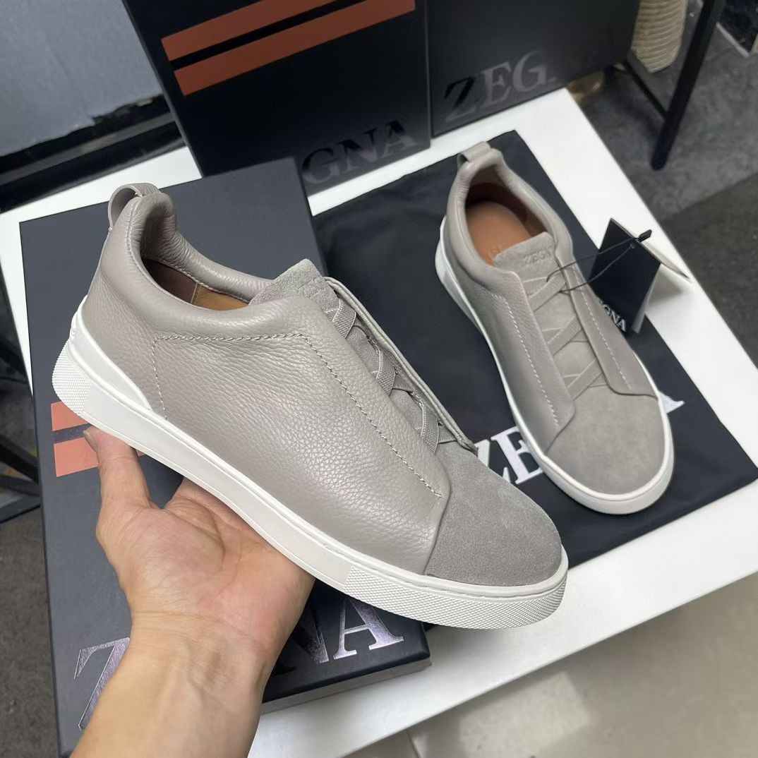 Ermenegildo Zegna Male Leather Shoes Cow Leather Lightweight M-l-s