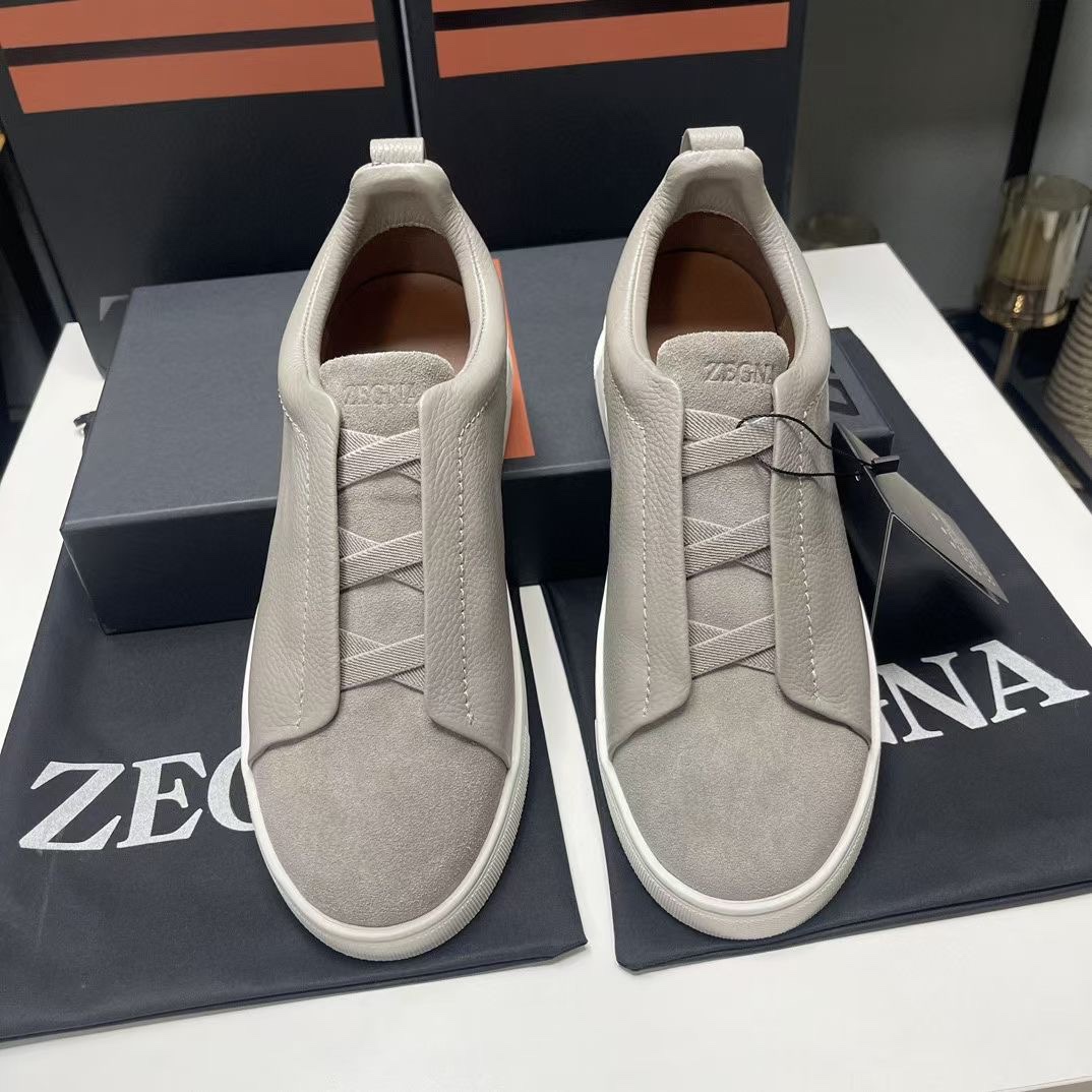 Ermenegildo Zegna Male Leather Shoes Cow Leather Lightweight M-l-s