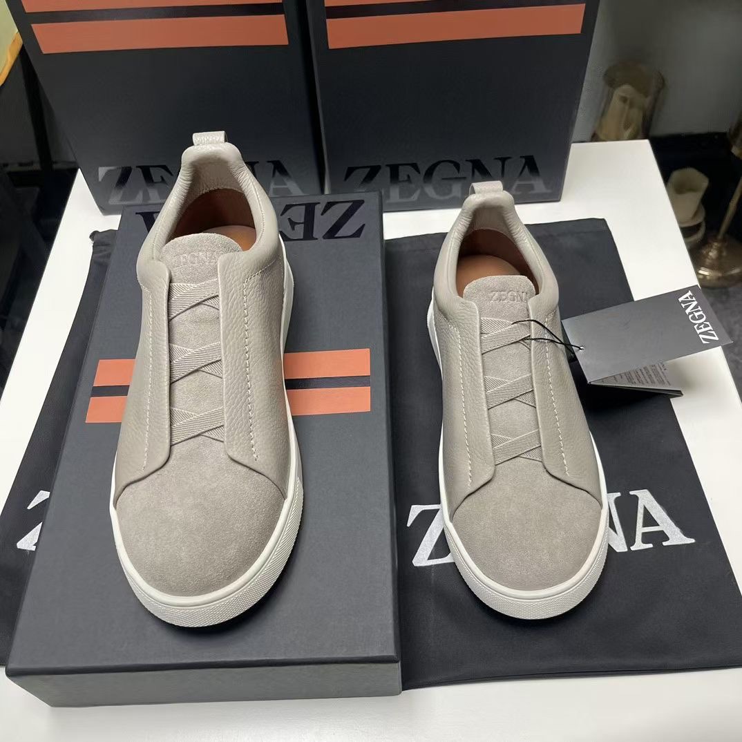 Ermenegildo Zegna Male Leather Shoes Cow Leather Lightweight M-l-s