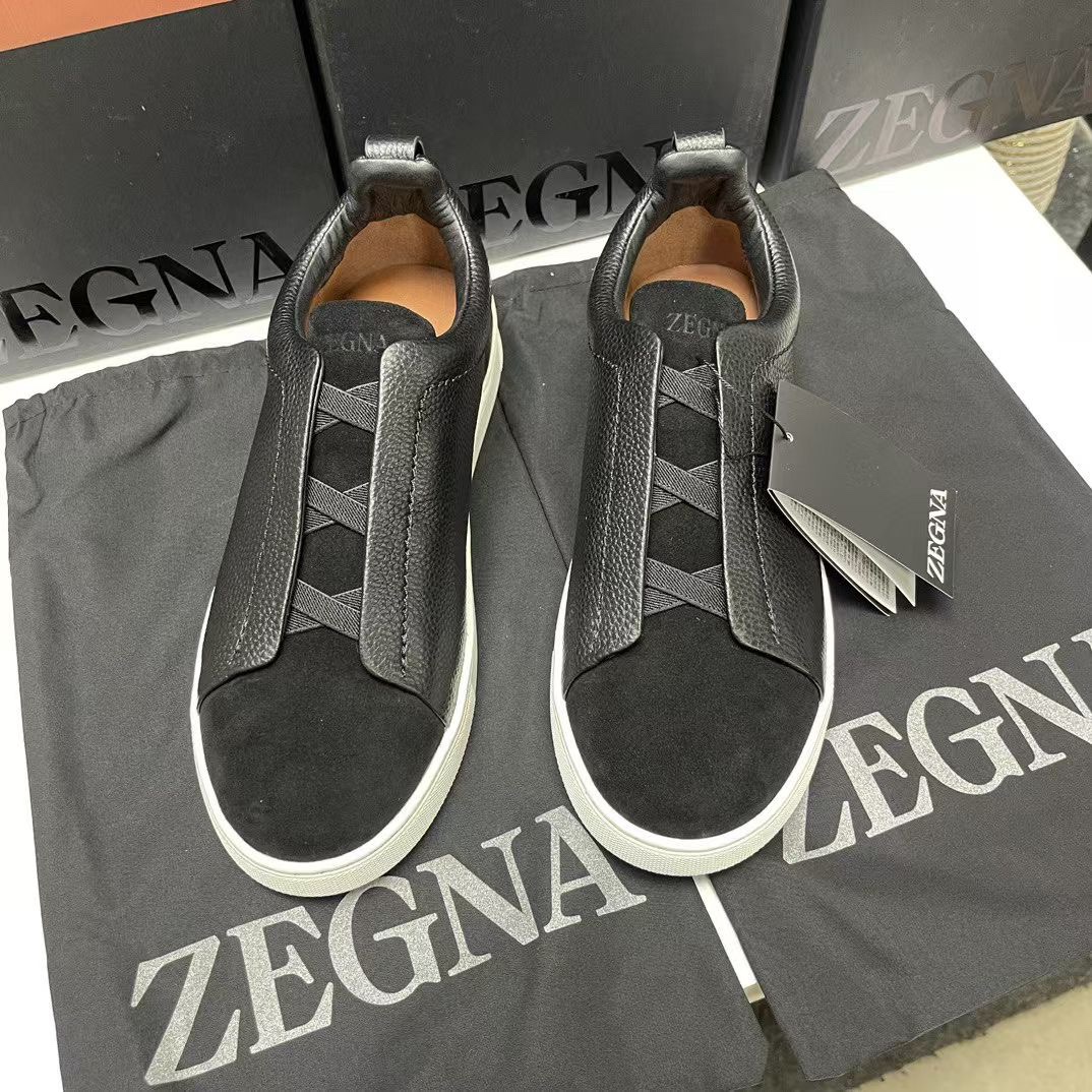 Ermenegildo Zegna Male Leather Shoes Cow Leather Lightweight M-l-s