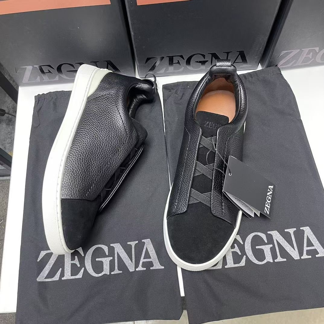 Ermenegildo Zegna Male Leather Shoes Cow Leather Lightweight M-l-s