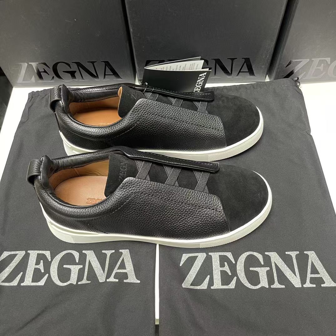 Ermenegildo Zegna Male Leather Shoes Cow Leather Lightweight M-l-s