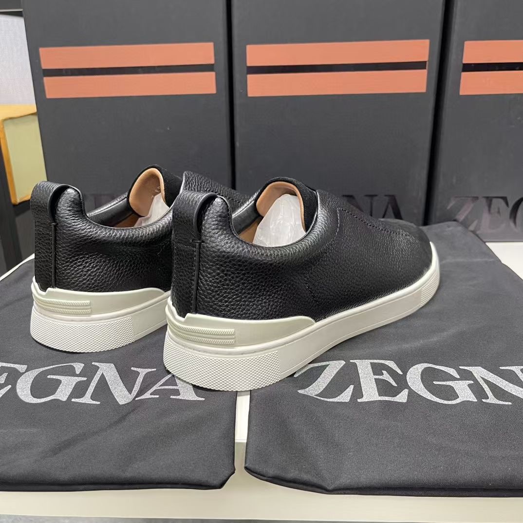 Ermenegildo Zegna Male Leather Shoes Cow Leather Lightweight M-l-s