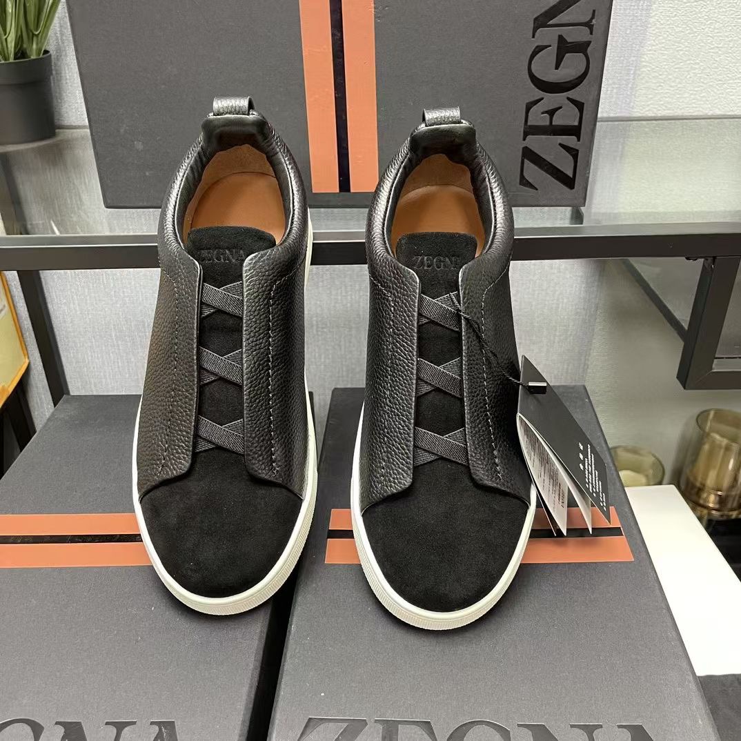 Ermenegildo Zegna Male Leather Shoes Cow Leather Lightweight M-l-s