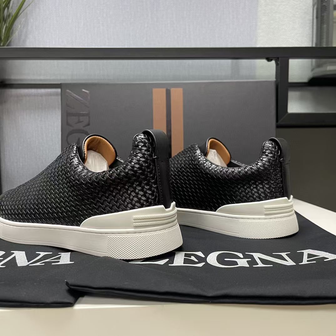 Ermenegildo Zegna Male Leather Shoes Cow Leather Lightweight M-l-s