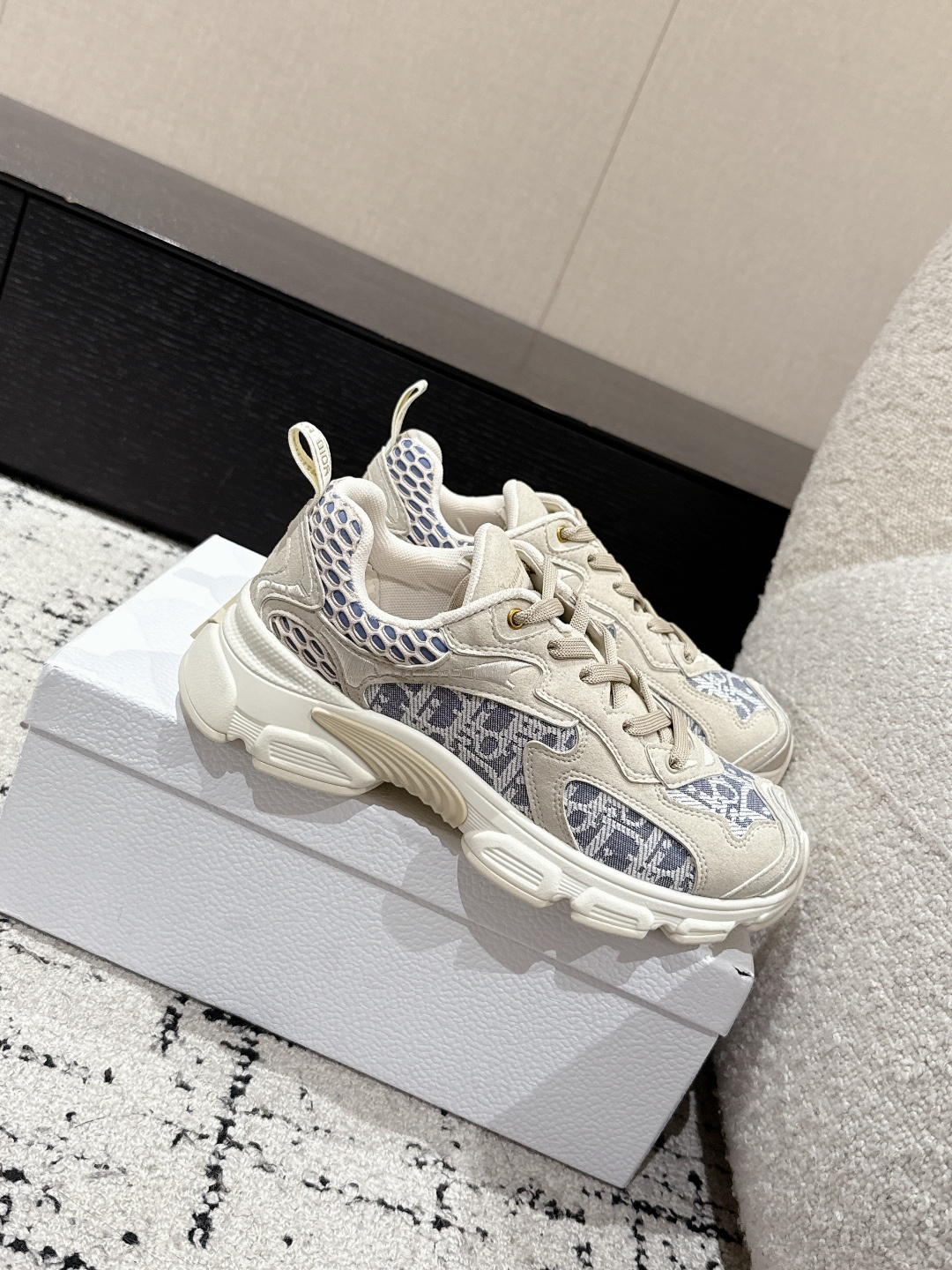 Dior Basic Shoes White Breathable L-s