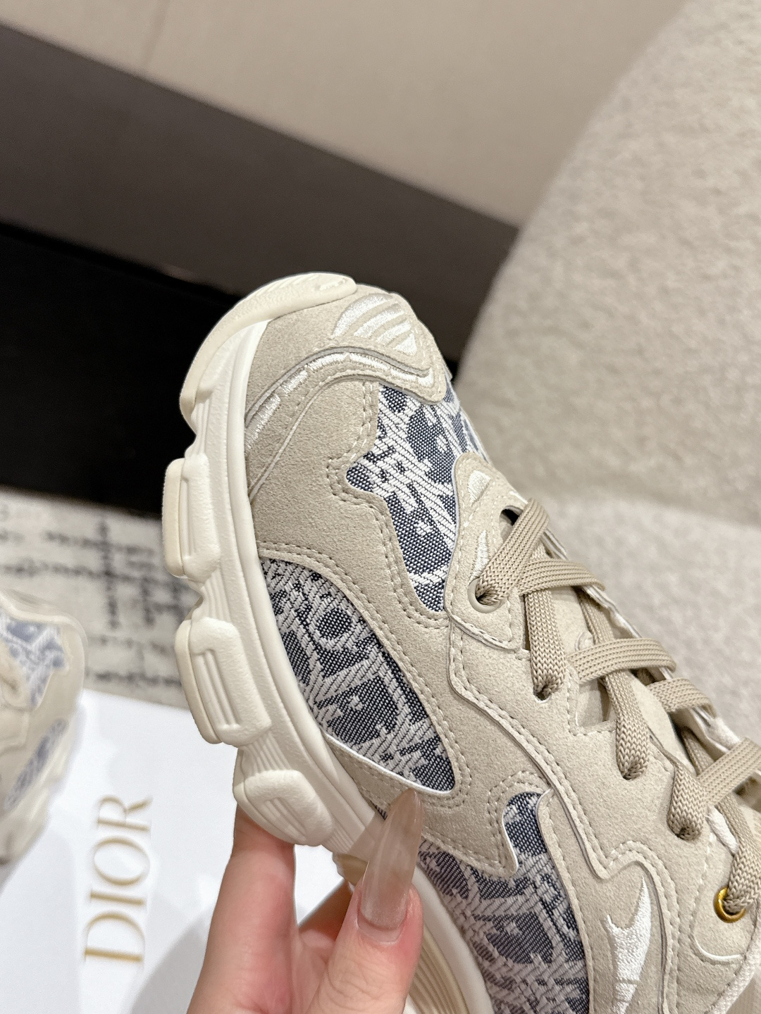 Dior Basic Shoes White Breathable L-s