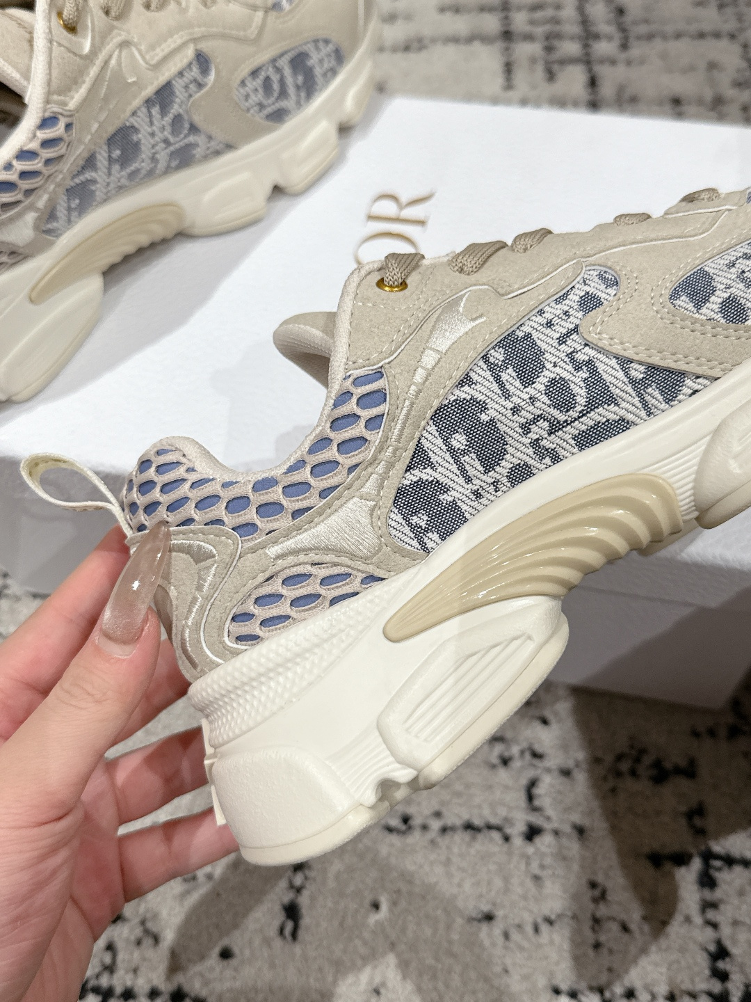 Dior Basic Shoes White Breathable L-s