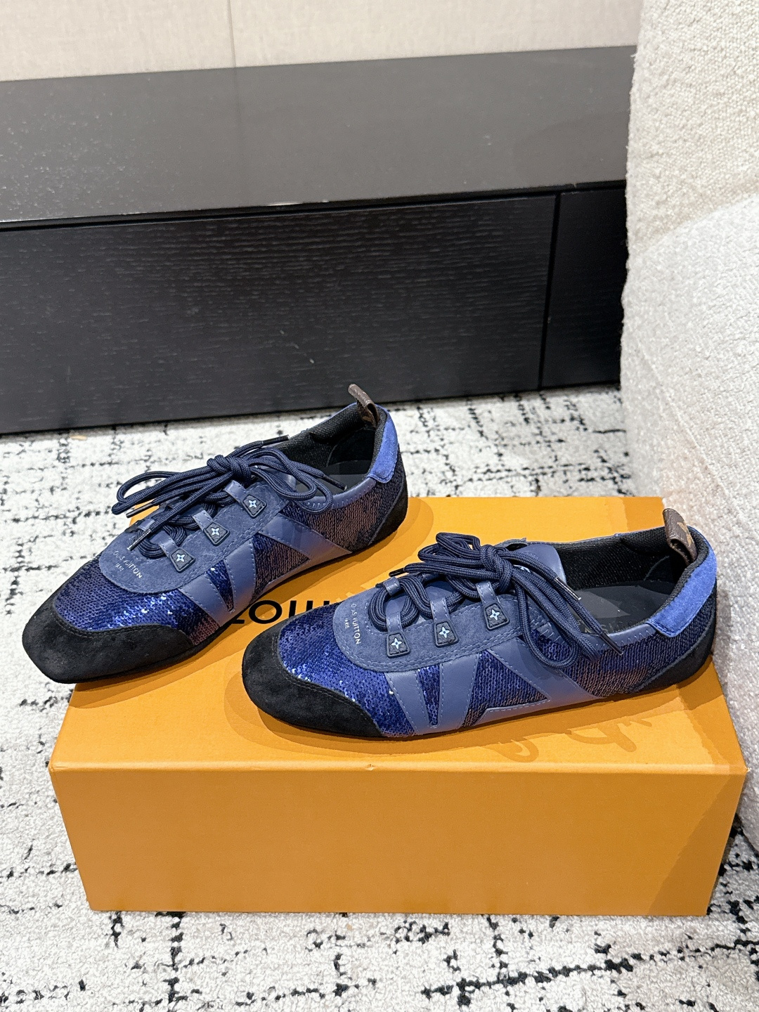 Louis Vuitton Male Sneakers Breathable M-l-s