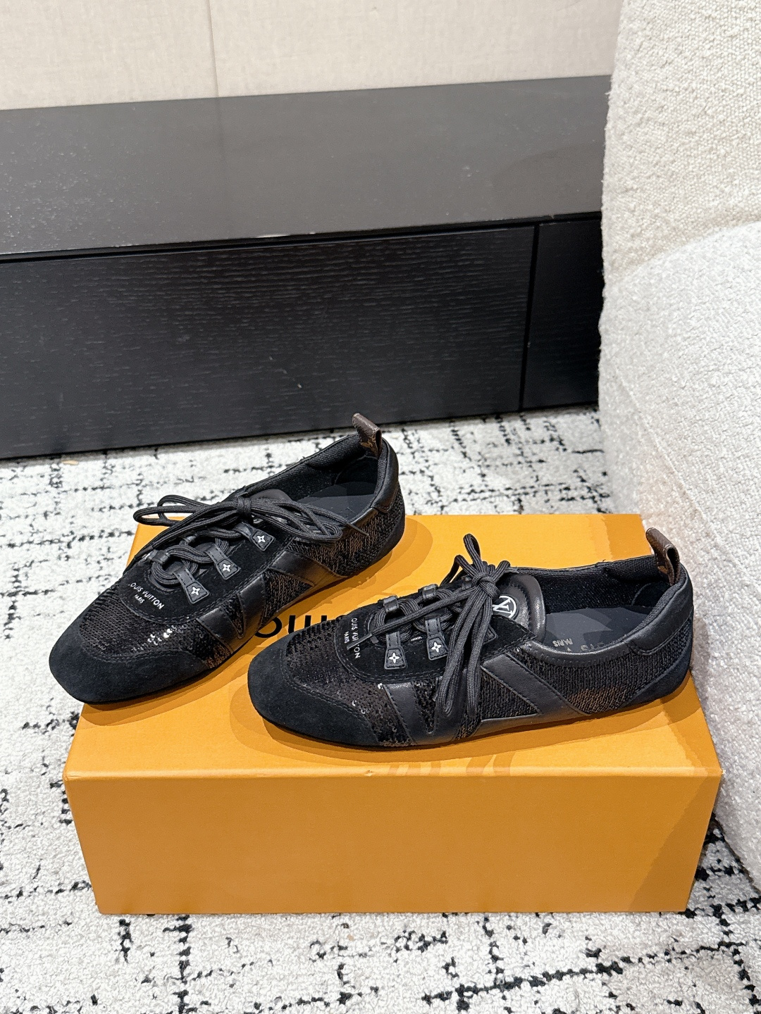 Louis Vuitton Male Sneakers Breathable M-l-s