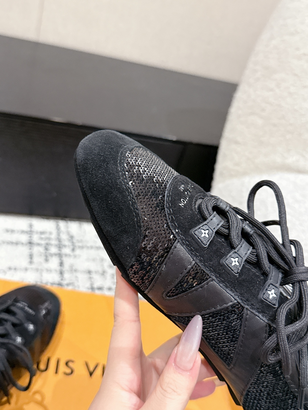 Louis Vuitton Male Sneakers Breathable M-l-s