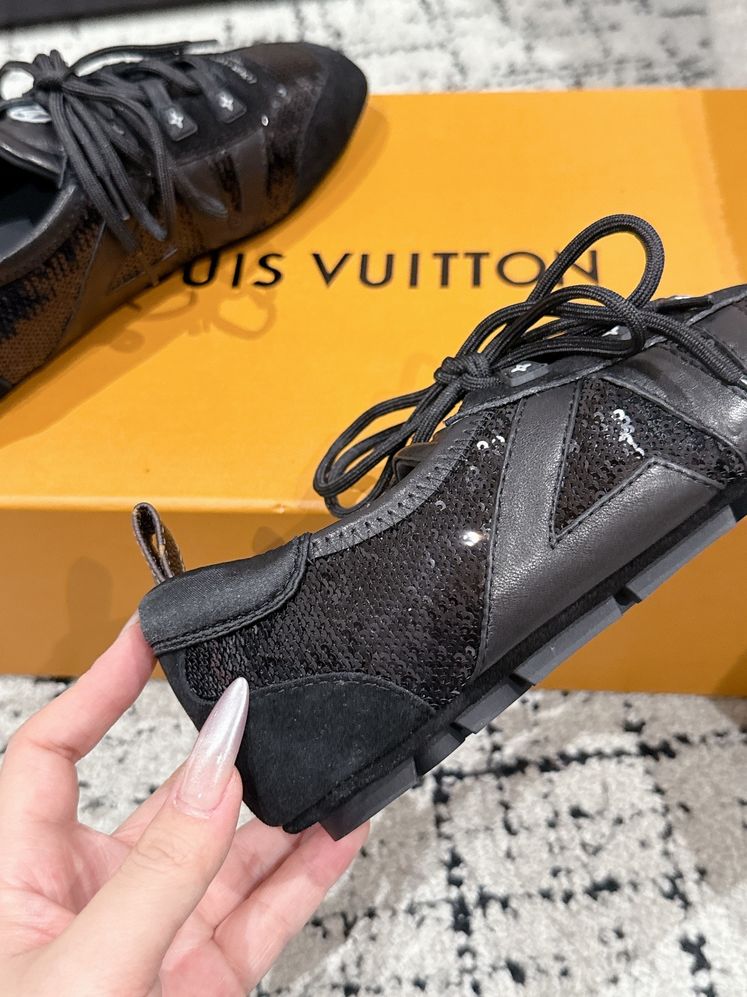 Louis Vuitton Male Sneakers Breathable M-l-s