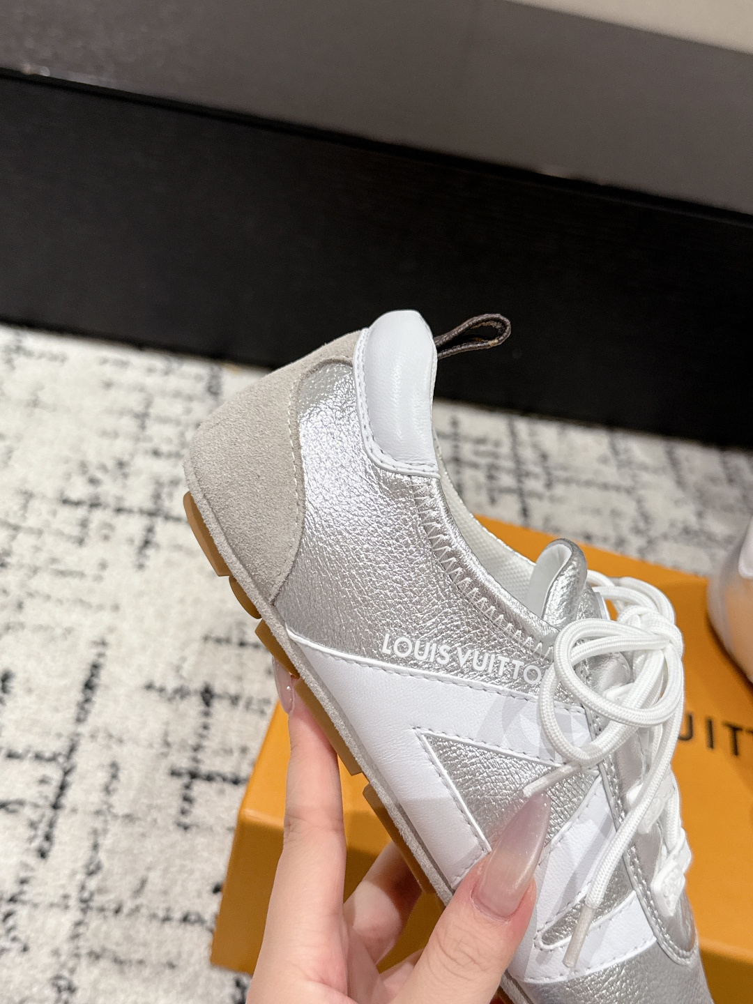 Louis Vuitton Male Sneakers Breathable M-l-s