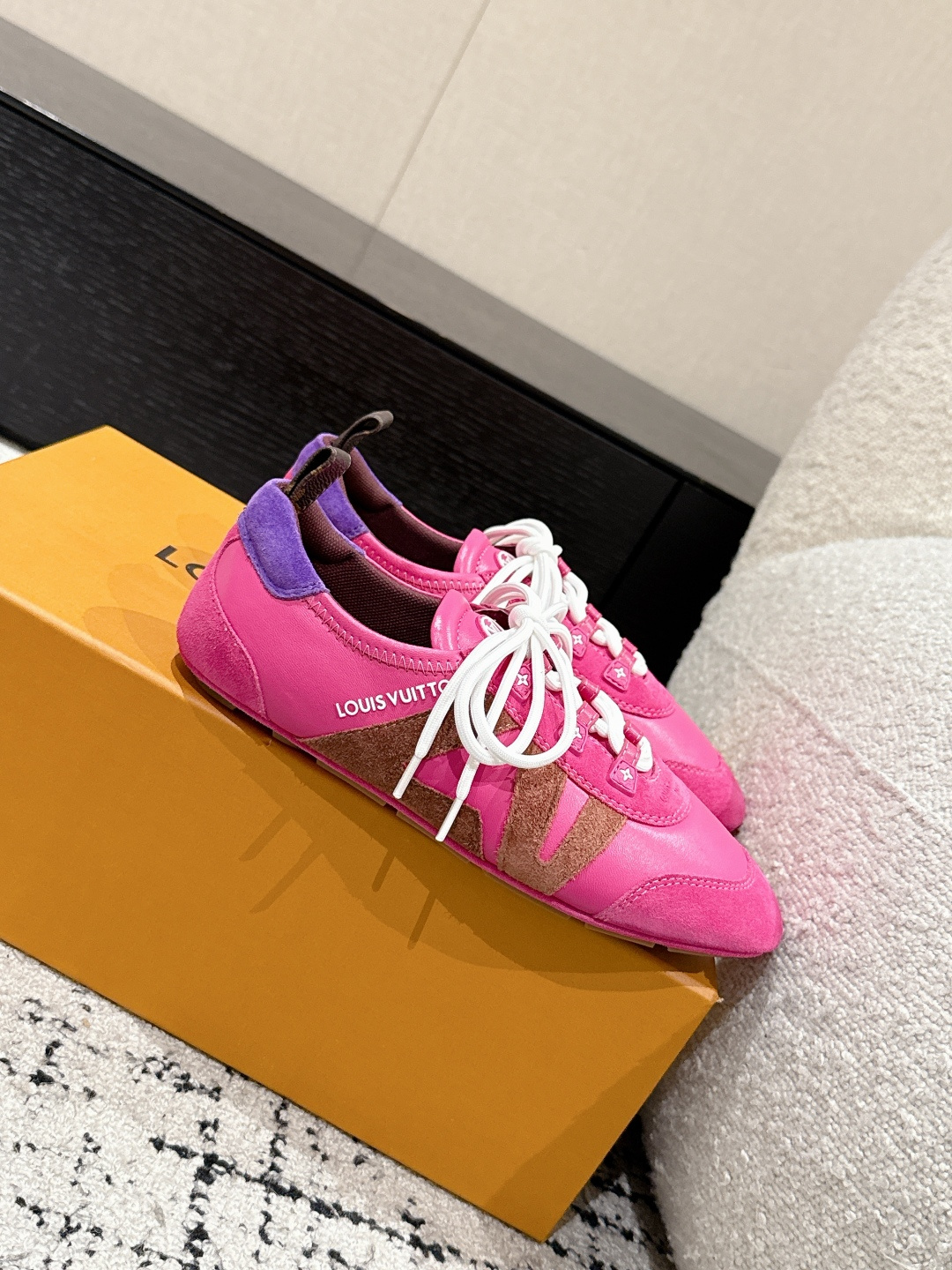 Louis Vuitton Male Sneakers Breathable M-l-s