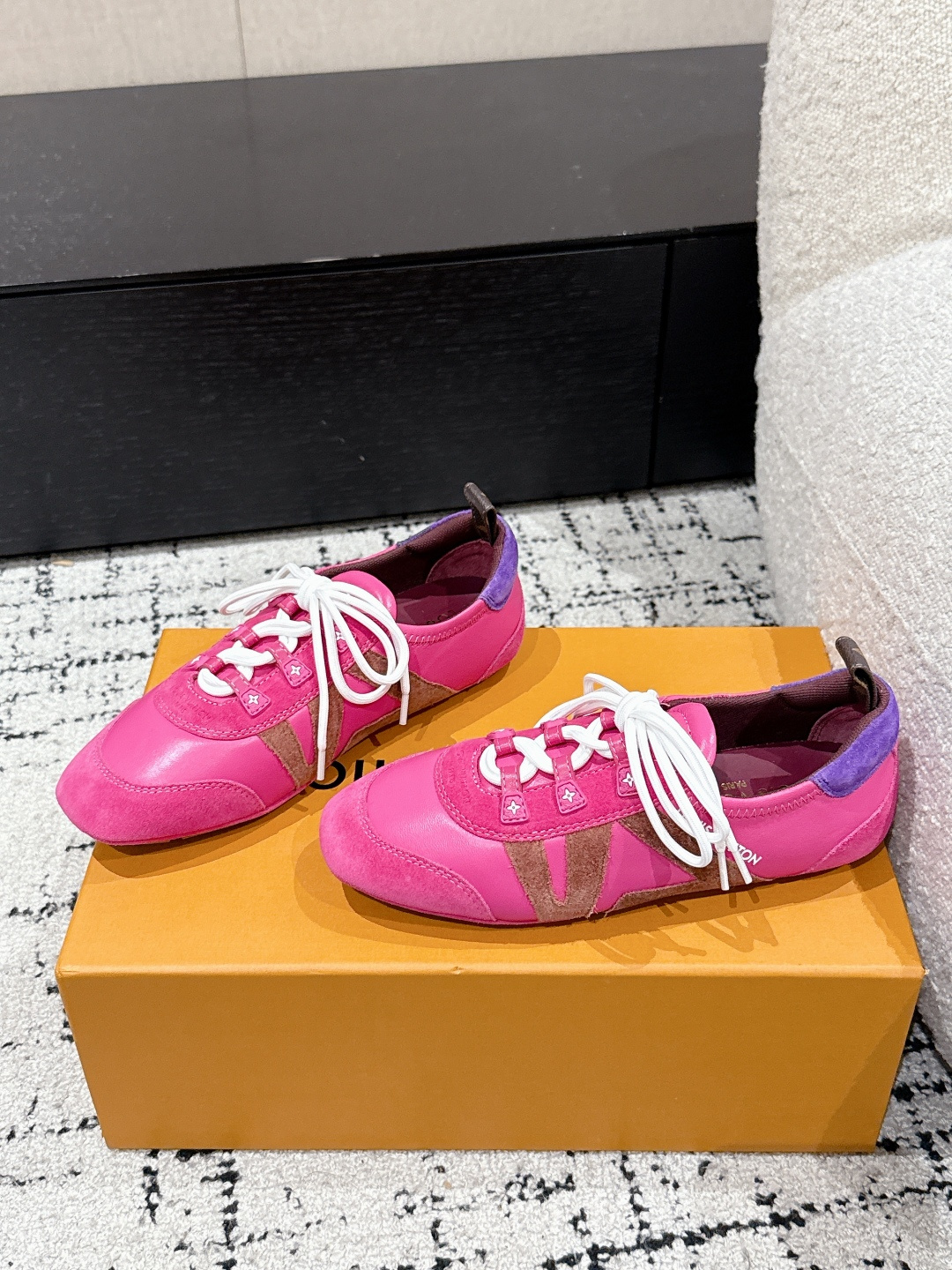 Louis Vuitton Male Sneakers Breathable M-l-s