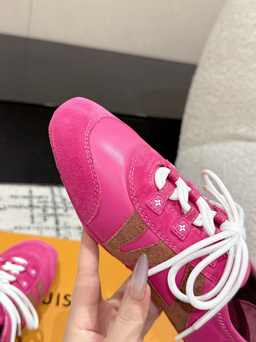 Louis Vuitton Male Sneakers Breathable M-l-s