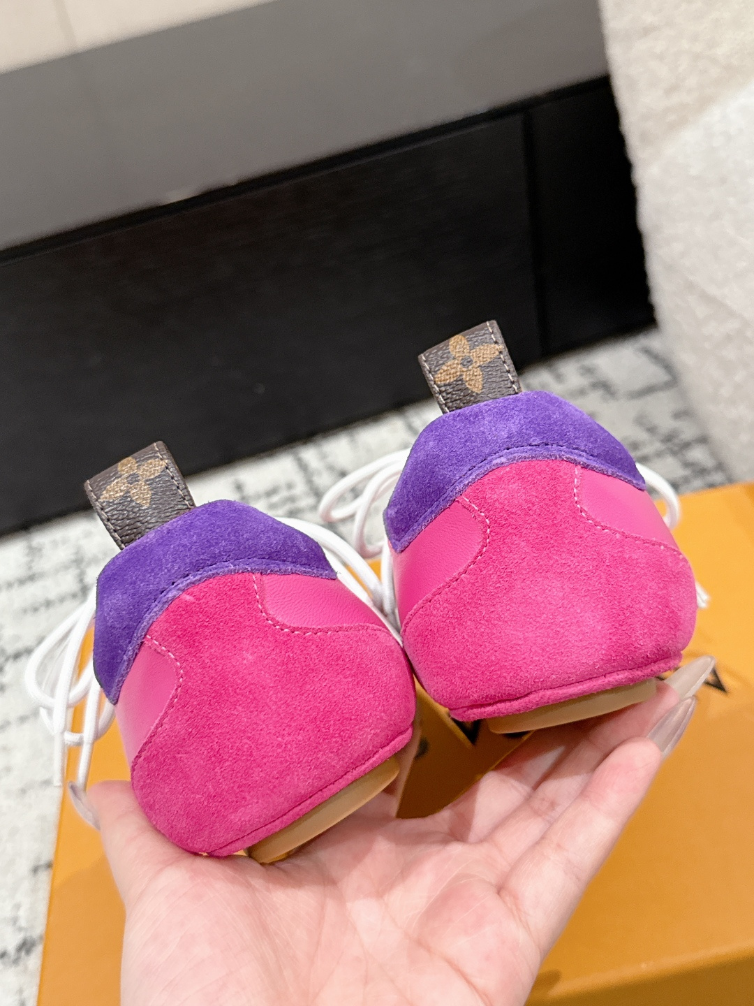 Louis Vuitton Male Sneakers Breathable M-l-s