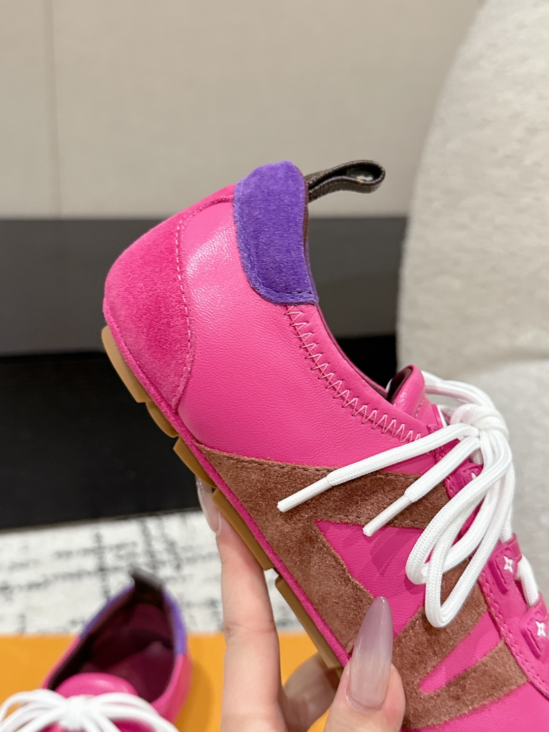 Louis Vuitton Male Sneakers Breathable M-l-s