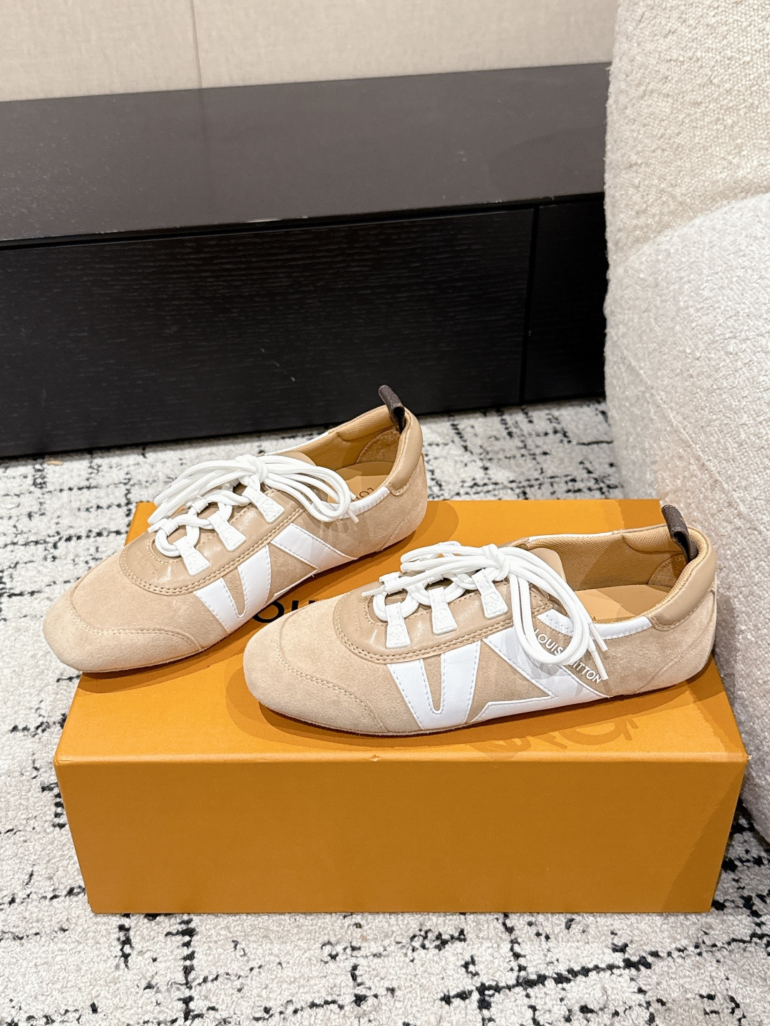 Louis Vuitton Male Sneakers Breathable M-l-s