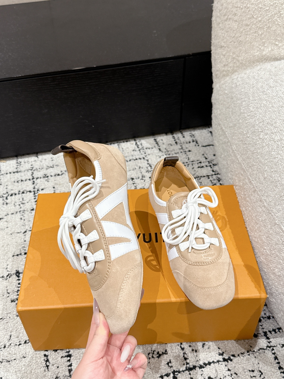 Louis Vuitton Male Sneakers Breathable M-l-s