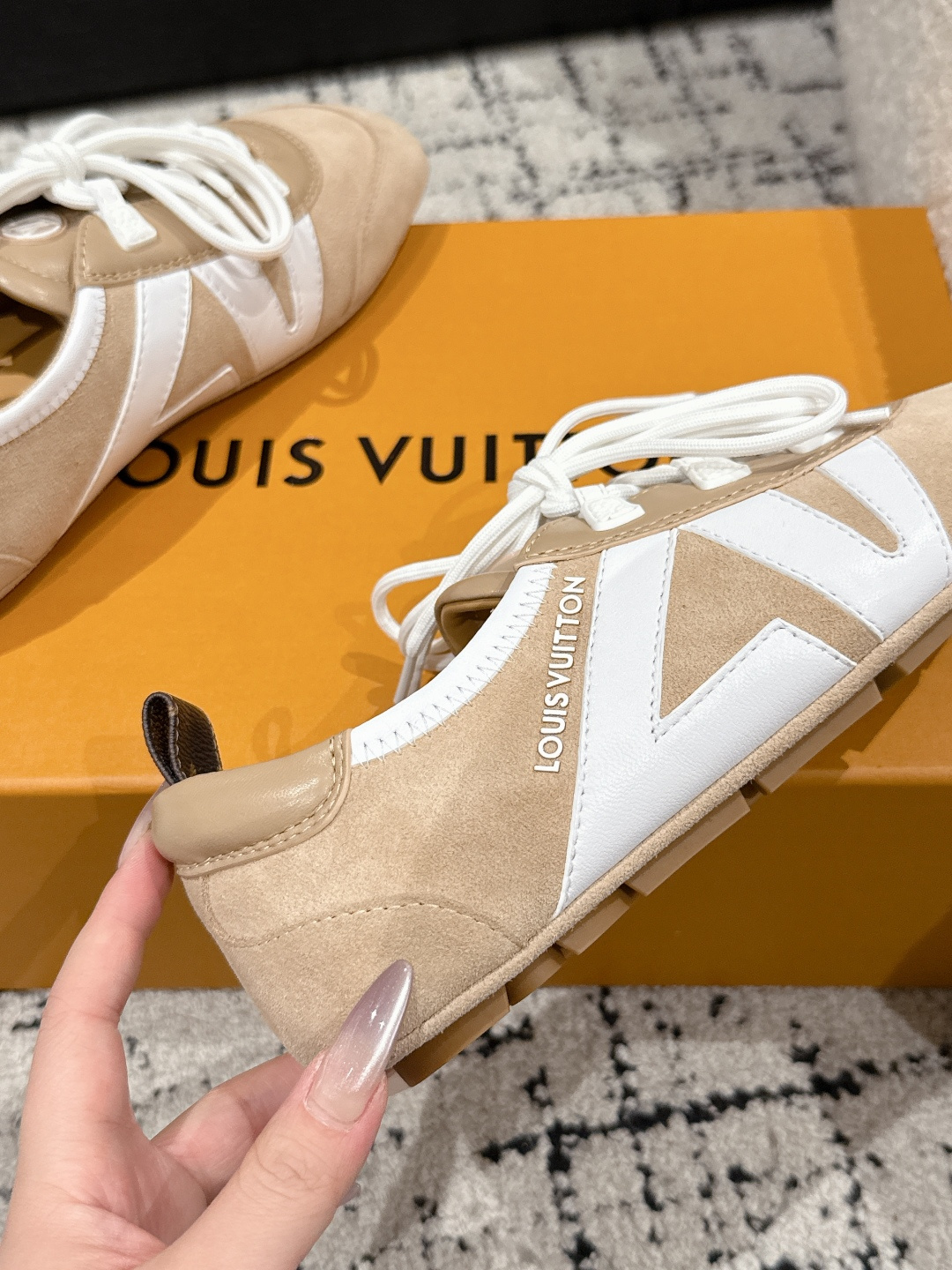 Louis Vuitton Male Sneakers Breathable M-l-s