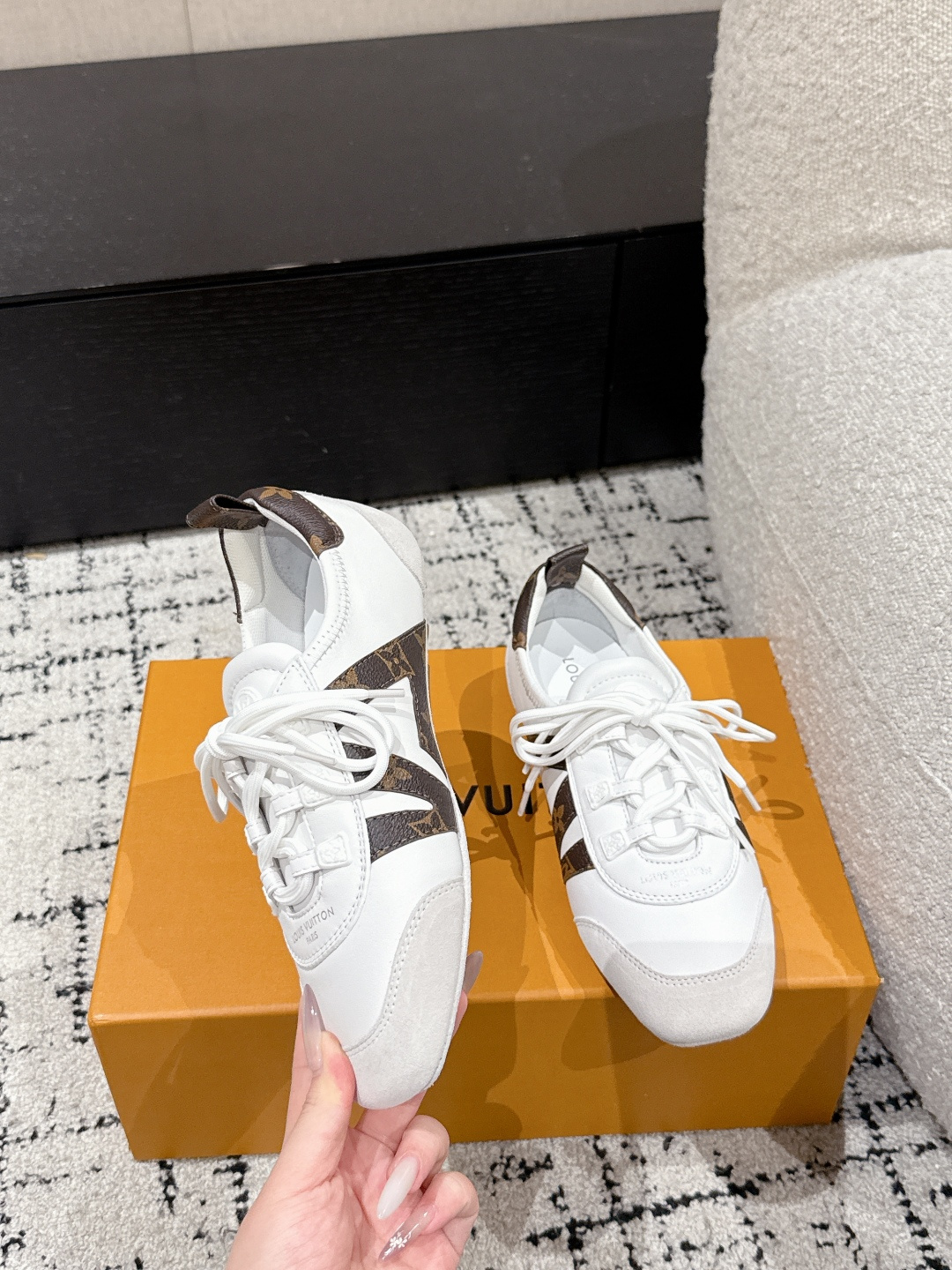 Louis Vuitton Male Sneakers Breathable M-l-s