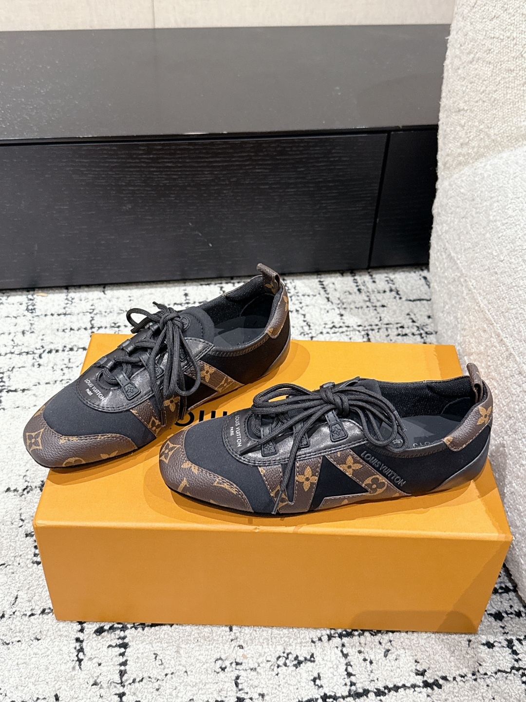 Louis Vuitton Male Sneakers Breathable M-l-s