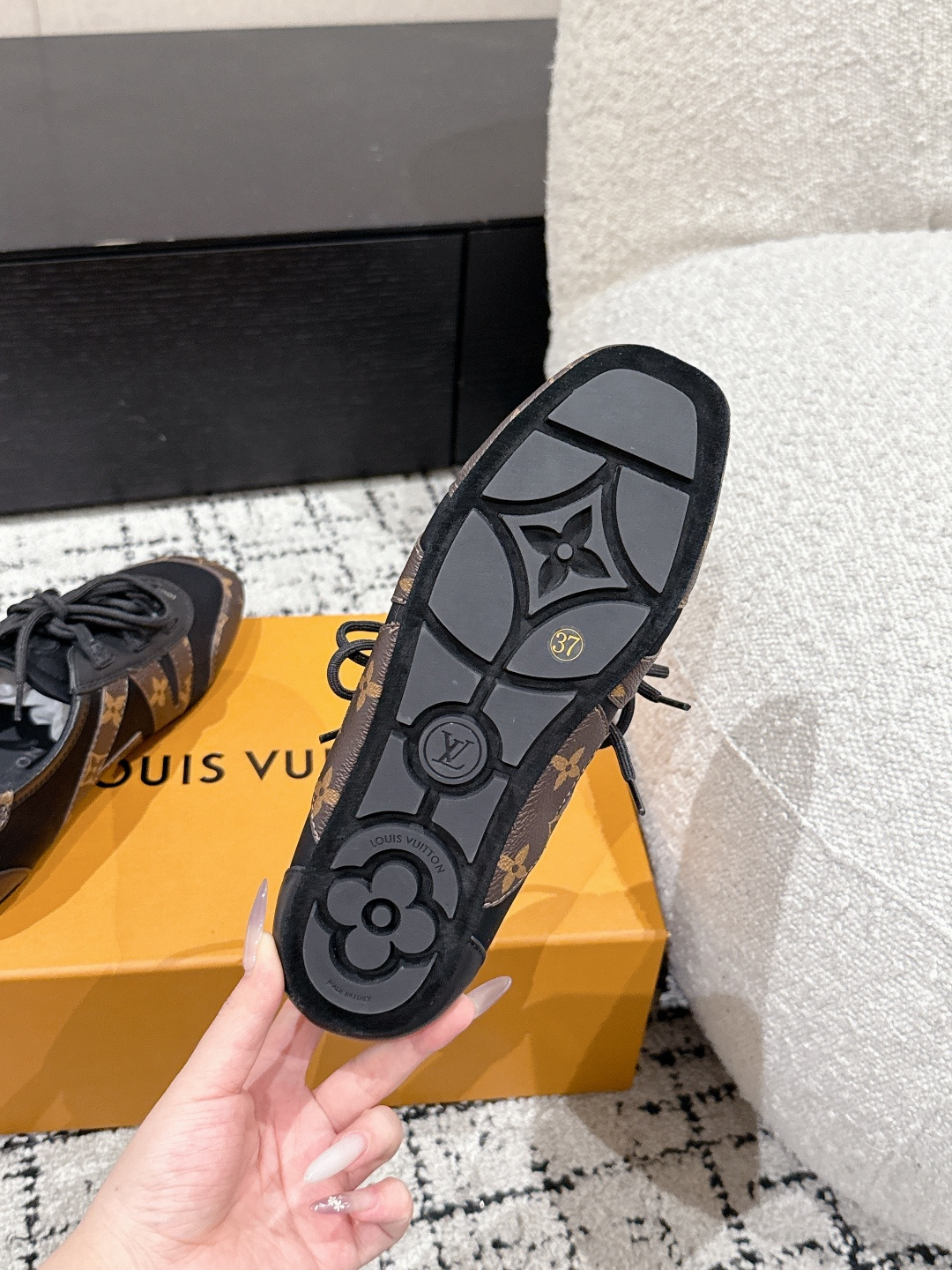 Louis Vuitton Male Sneakers Breathable M-l-s