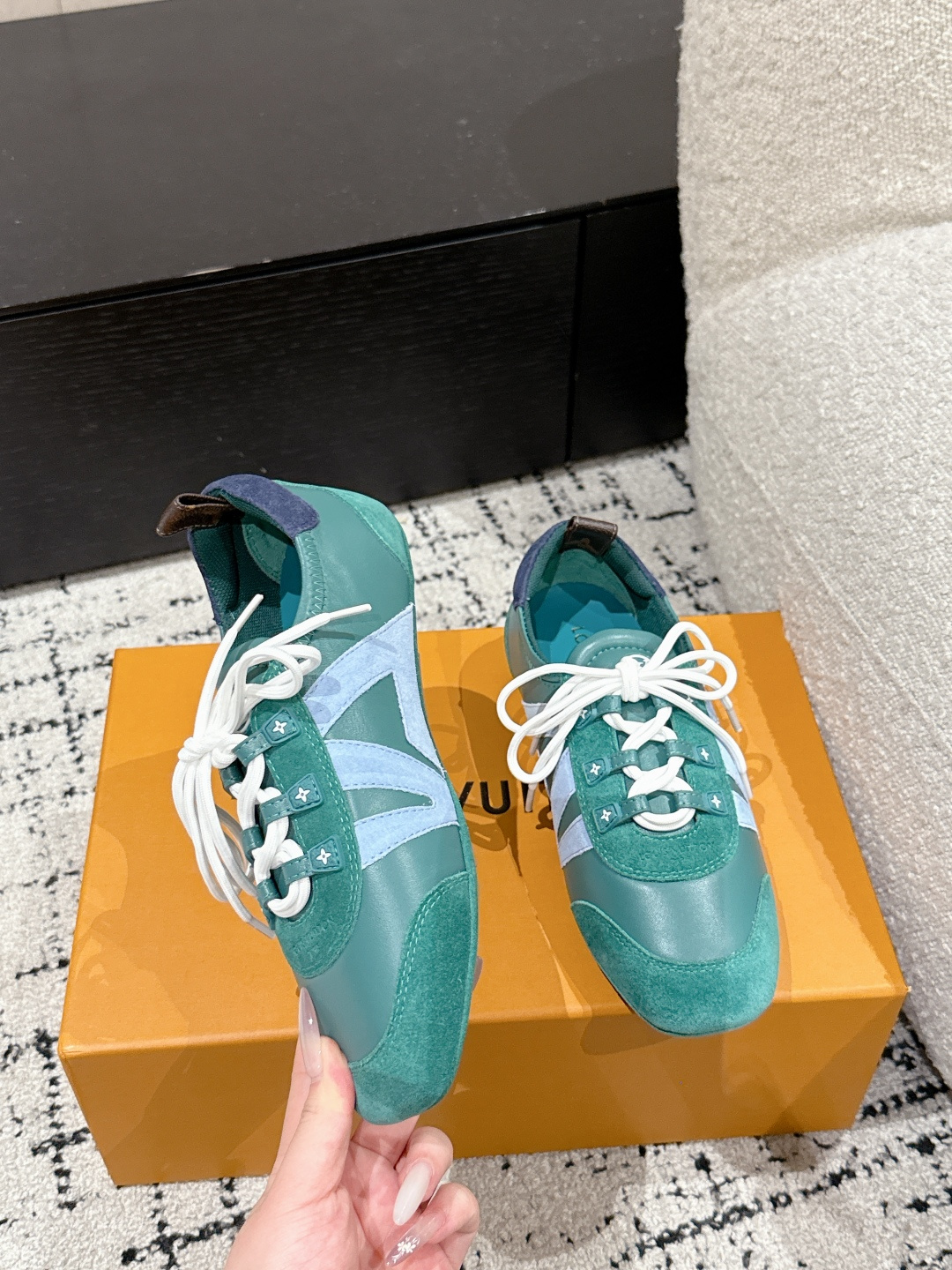 Louis Vuitton Male Sneakers Breathable M-l-s