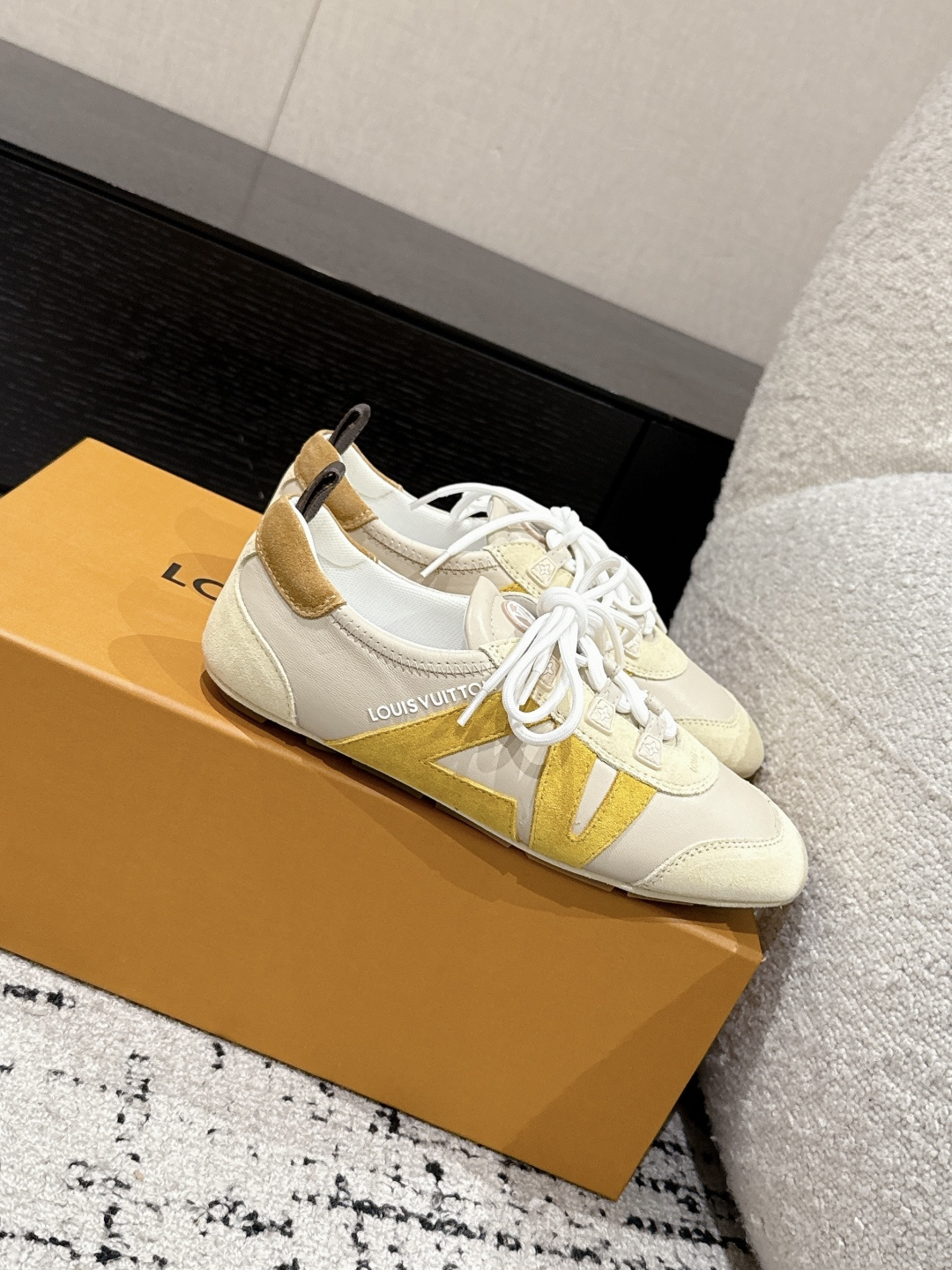 Louis Vuitton Male Sneakers Breathable M-l-s