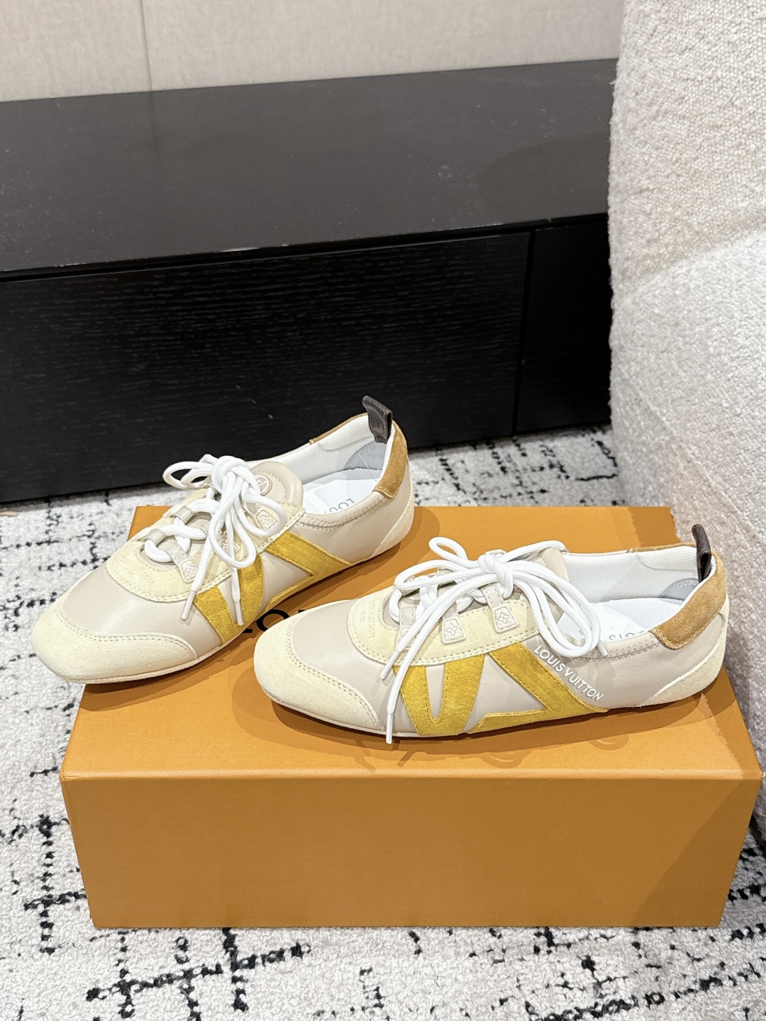 Louis Vuitton Male Sneakers Breathable M-l-s