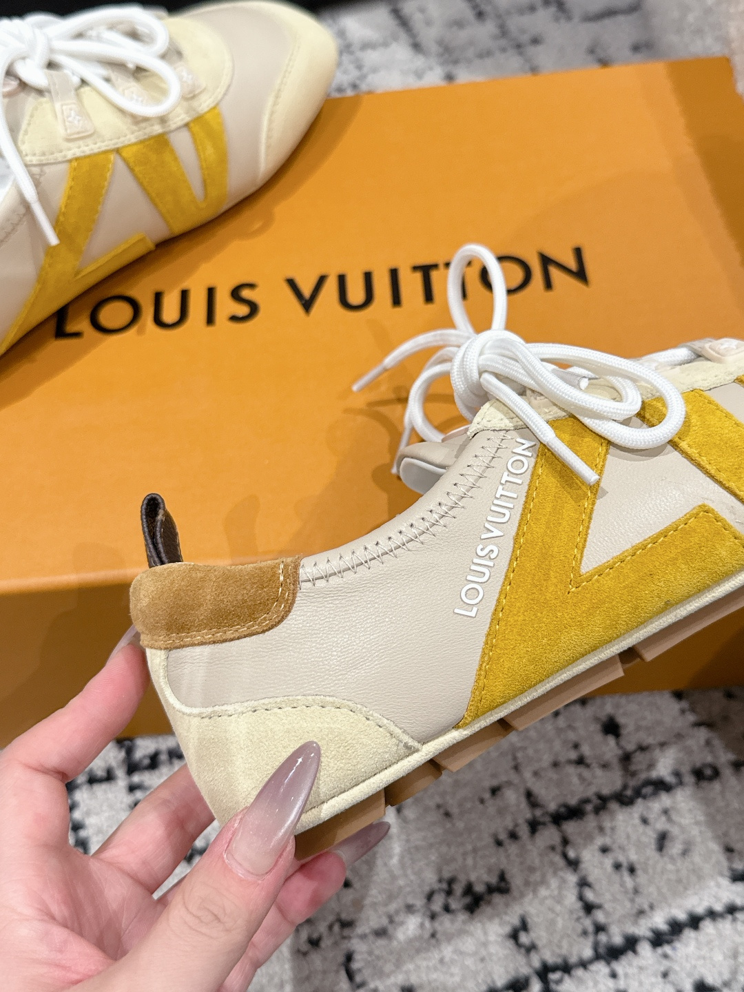 Louis Vuitton Male Sneakers Breathable M-l-s