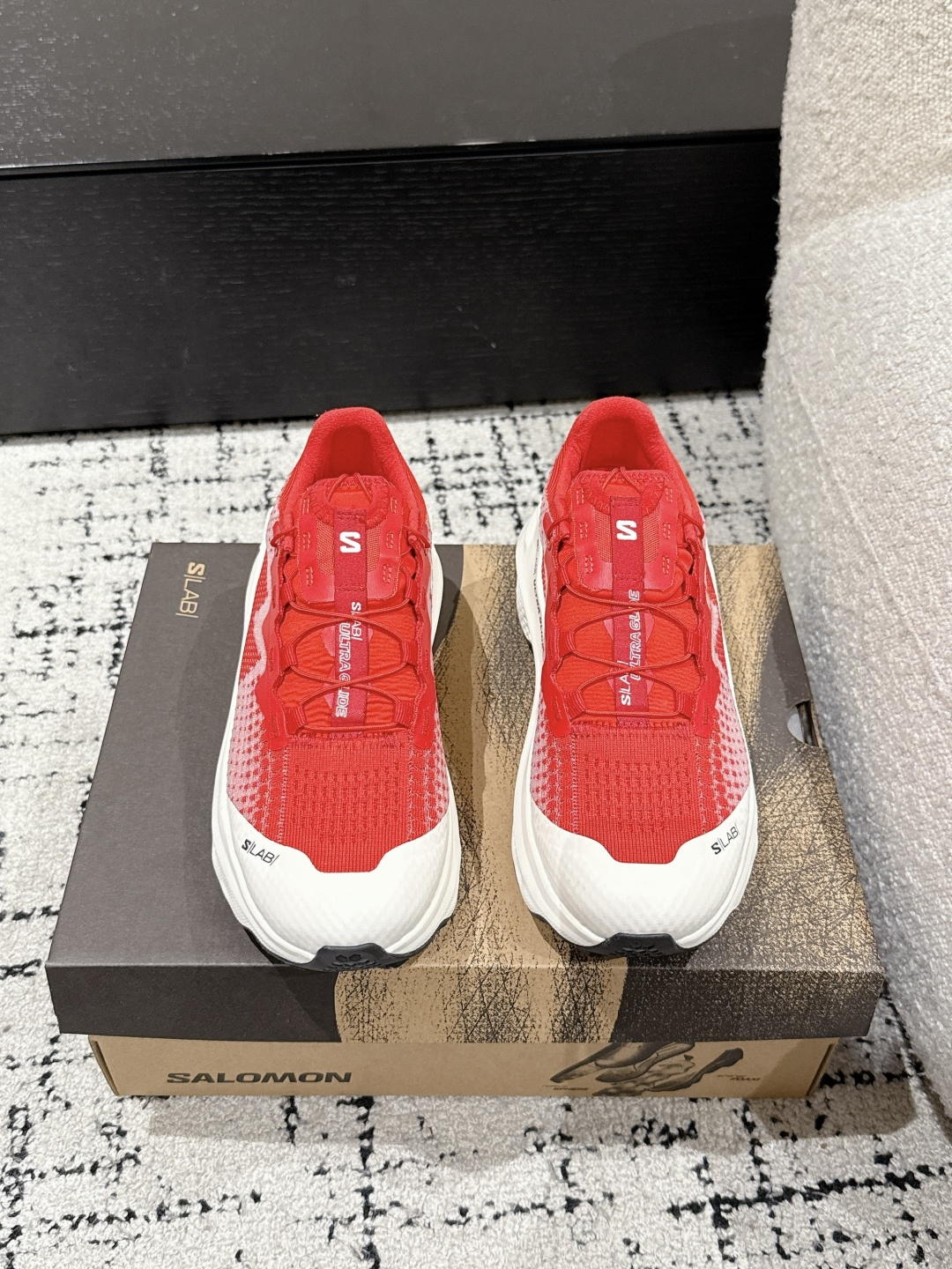 Salomon Male Sneakers Black Breathable M-l-s