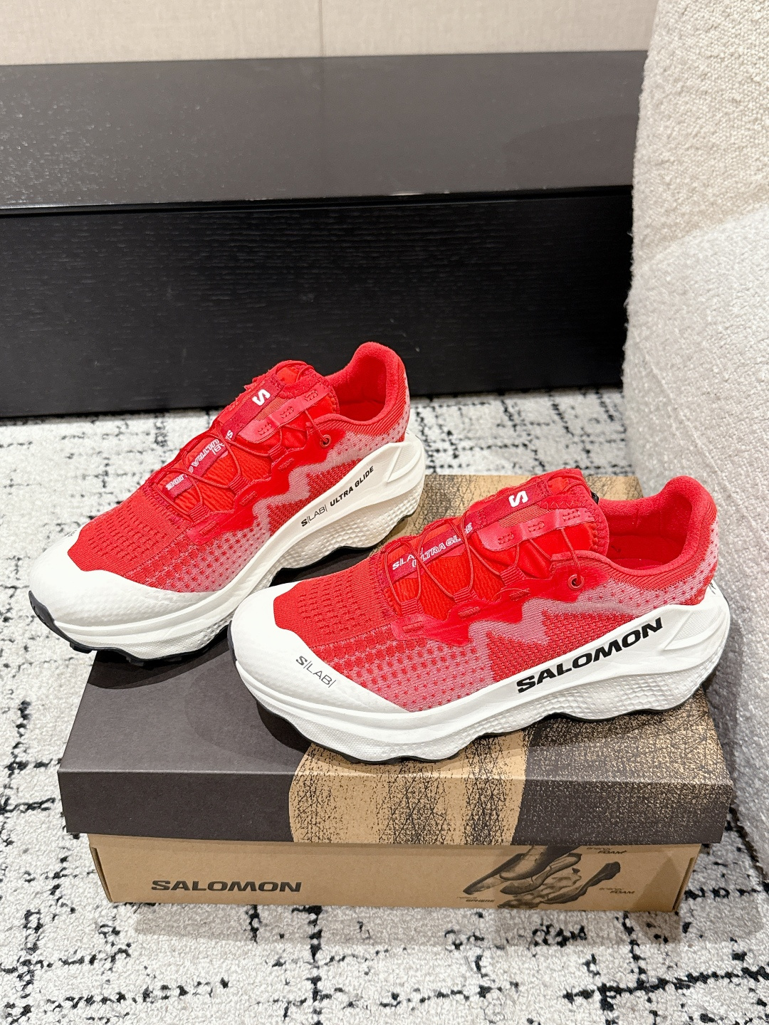 Salomon Male Sneakers Black Breathable M-l-s