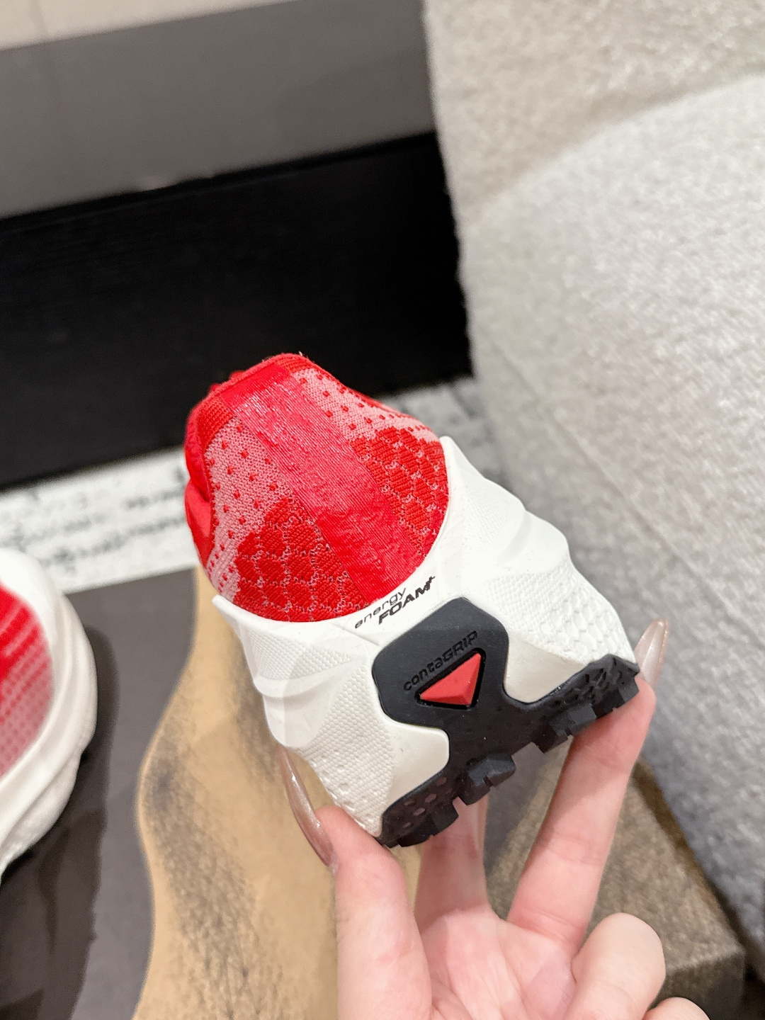 Salomon Male Sneakers Black Breathable M-l-s