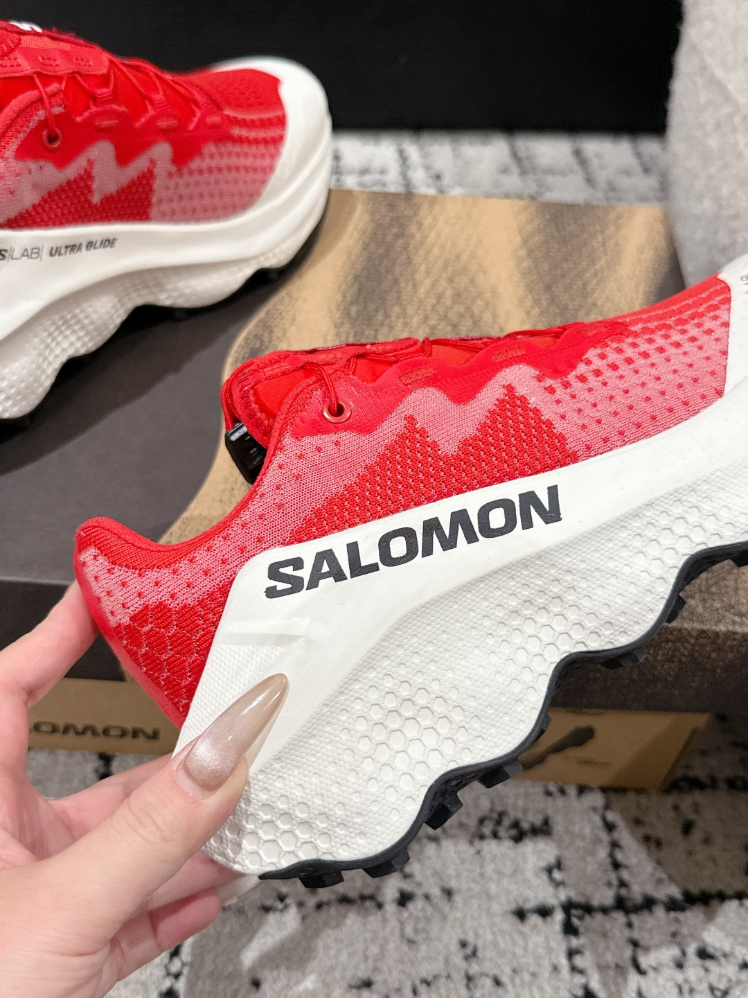 Salomon Male Sneakers Black Breathable M-l-s