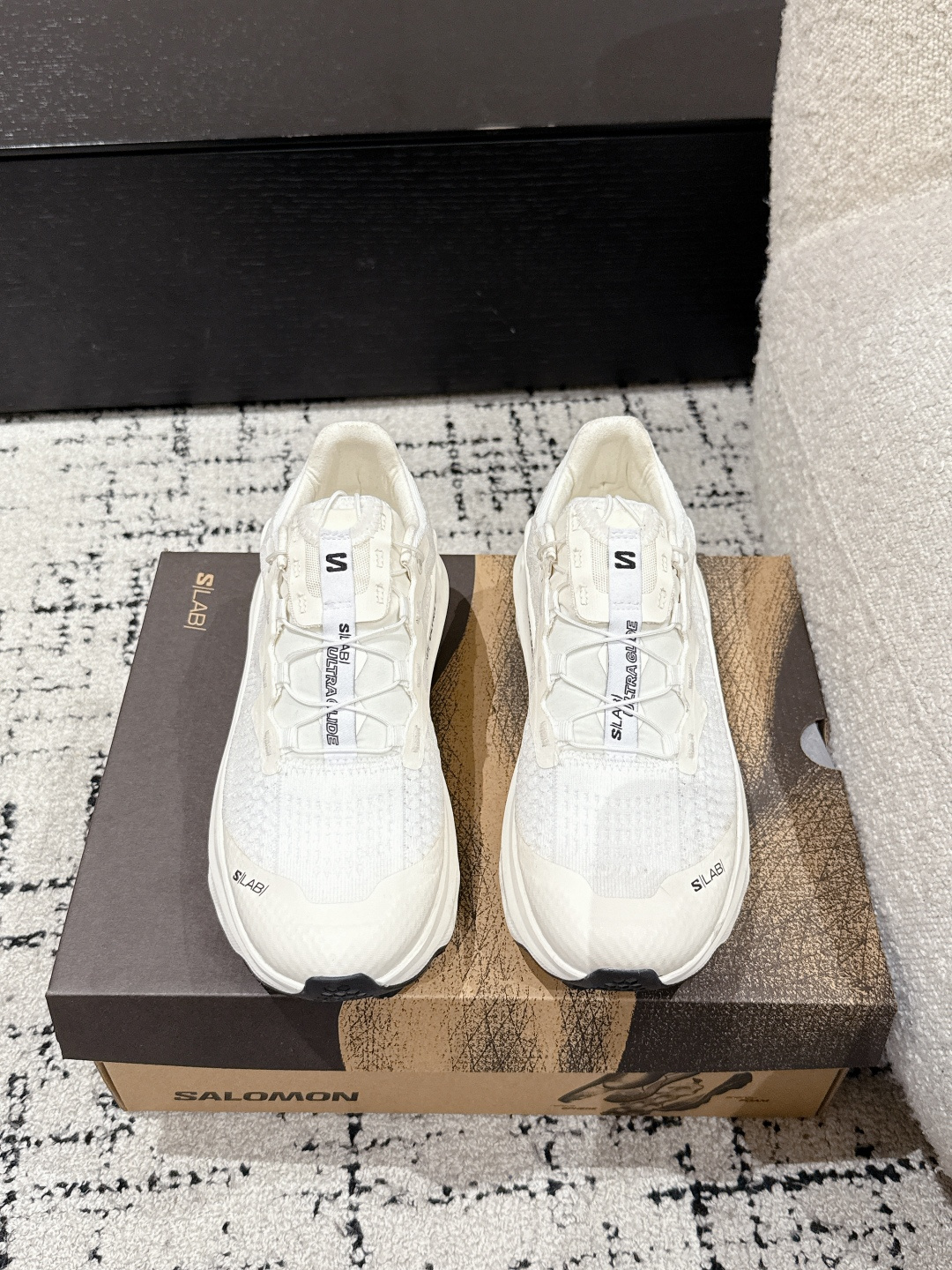 Salomon Male Sneakers Black Breathable M-l-s