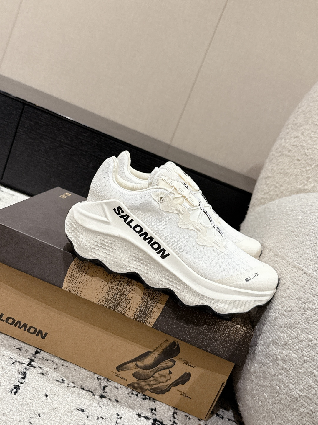 Salomon Male Sneakers Black Breathable M-l-s